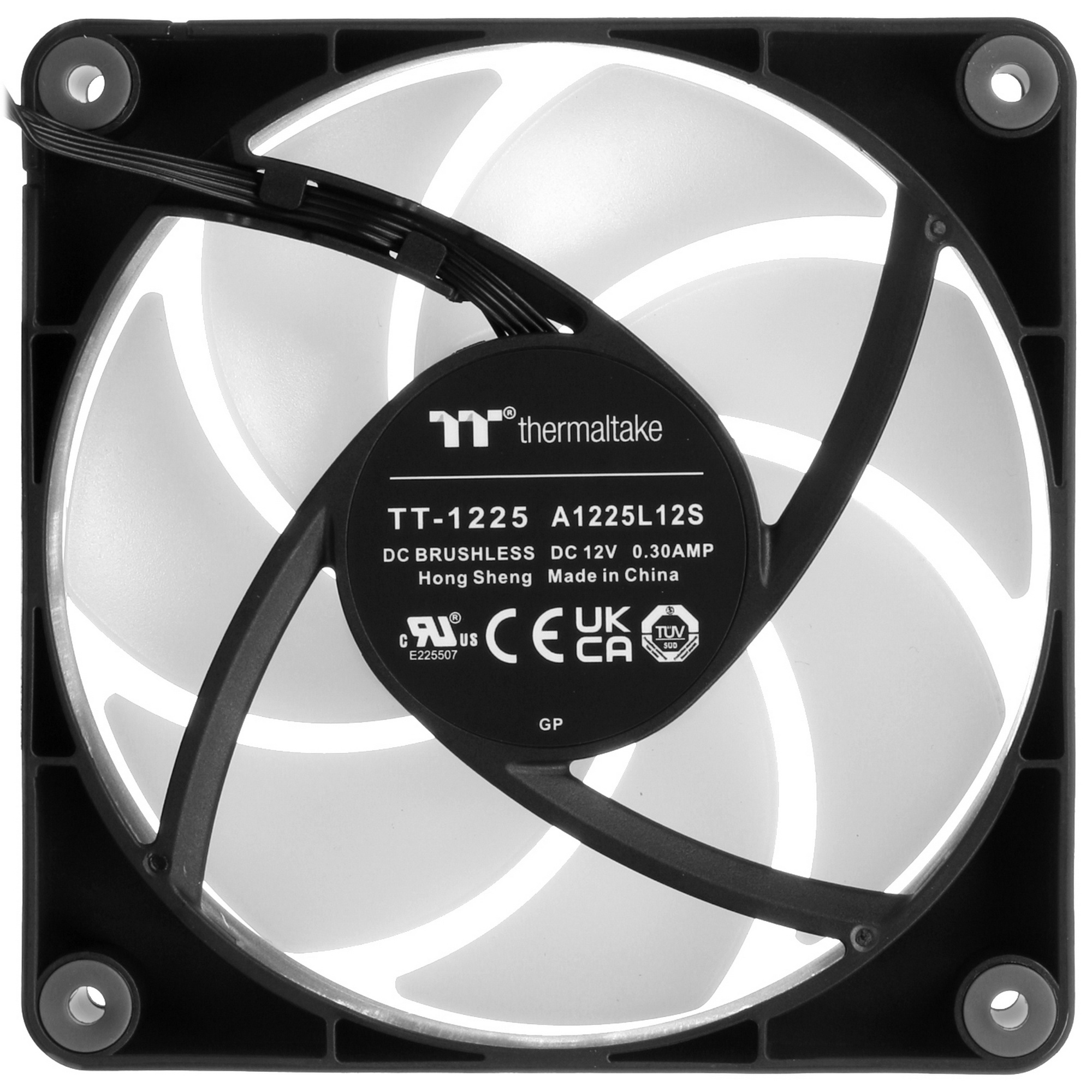 Вентилятор для корпуса Thermaltake CT120 Sync ARGB 120х120x25 черный 4-pin 25.8дБ (упак.:2шт) (CL-F1