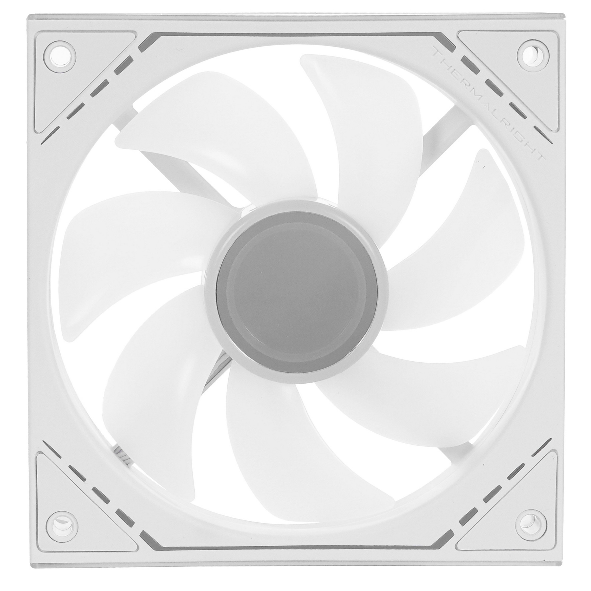 Кулер для корпуса Thermalright TL-M12W-S (120x124x25mm, 4-pin PWM, ARGB, 47.6CFM, 23.2dBA, 1500RPM,