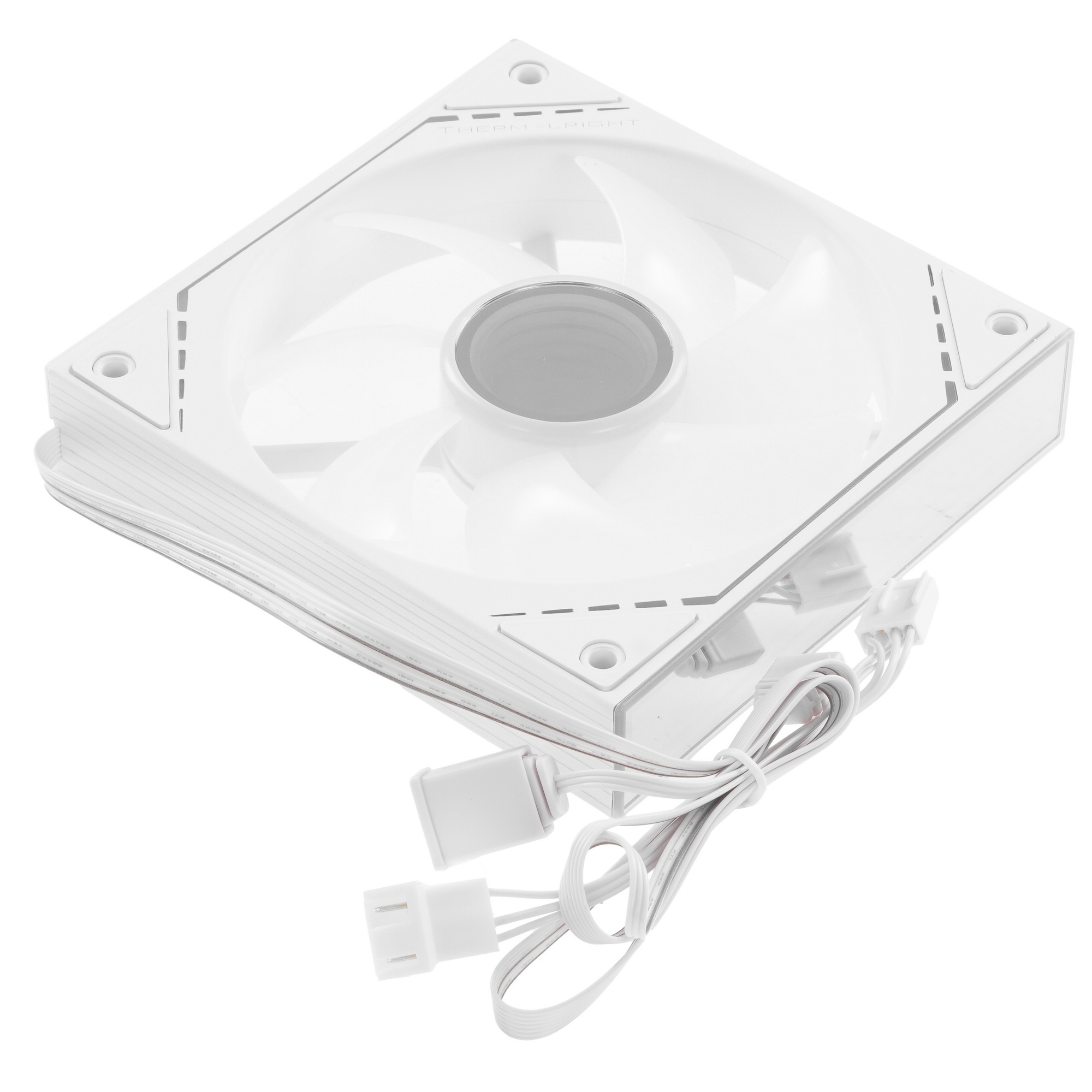 Кулер для корпуса Thermalright TL-M12W-S (120x124x25mm, 4-pin PWM, ARGB, 47.6CFM, 23.2dBA, 1500RPM,