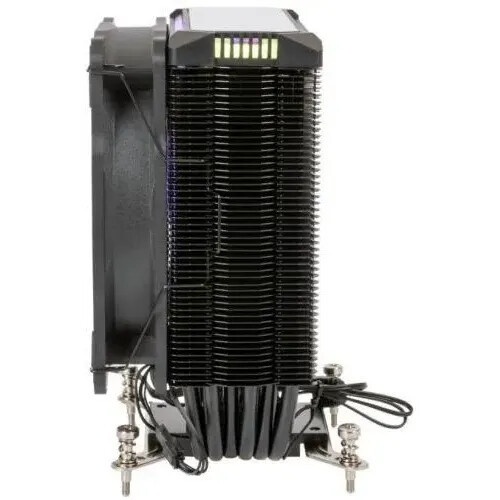 Кулер для процессора Eurocase 6PI120ARGB черный, 120 мм, алюминий/медь, 1800 об/мин, 36 дБ, 4 pin, 2