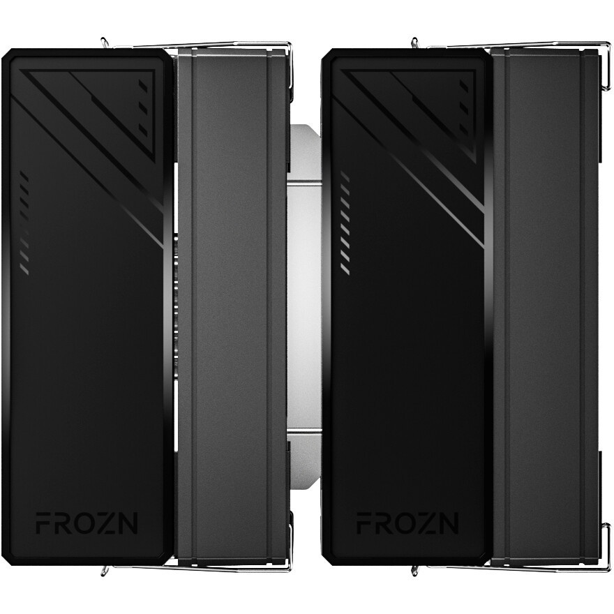 Кулер для процессора Eurocase 6PI120ARGB черный, 120 мм, алюминий/медь, 1800 об/мин, 36 дБ, 4 pin, 2