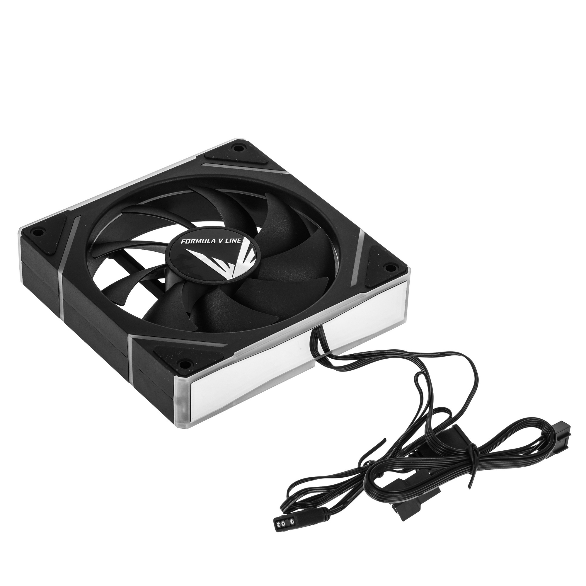 Вентилятор для корпуса Aerocool / Formula Floe Plus 12BK ARPW ARGB черный, 120 мм, 1500 об/мин, 26.8