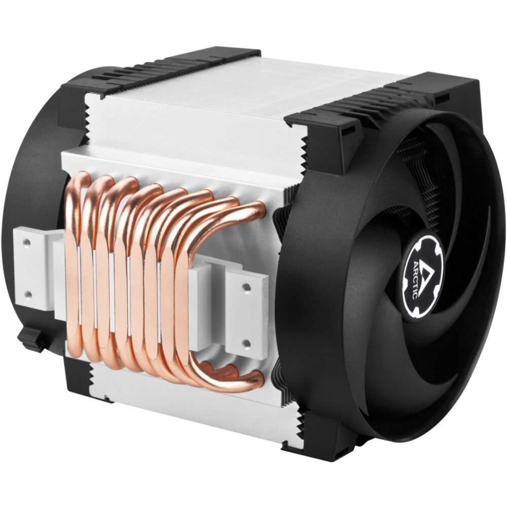 Вентилятор для процессора Arctic Freezer 4U-M Rev. 2 серебристый/черный, 120 мм, алюминий/медь, 2300
