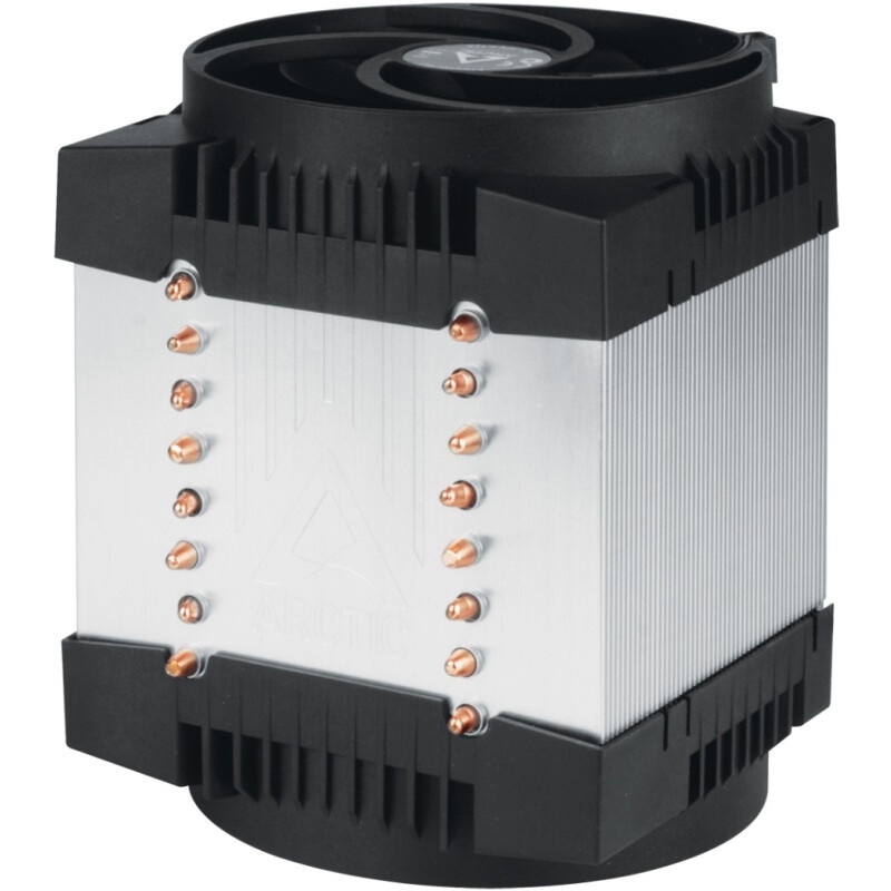Вентилятор для процессора Arctic Freezer 4U-M Rev. 2 серебристый/черный, 120 мм, алюминий/медь, 2300