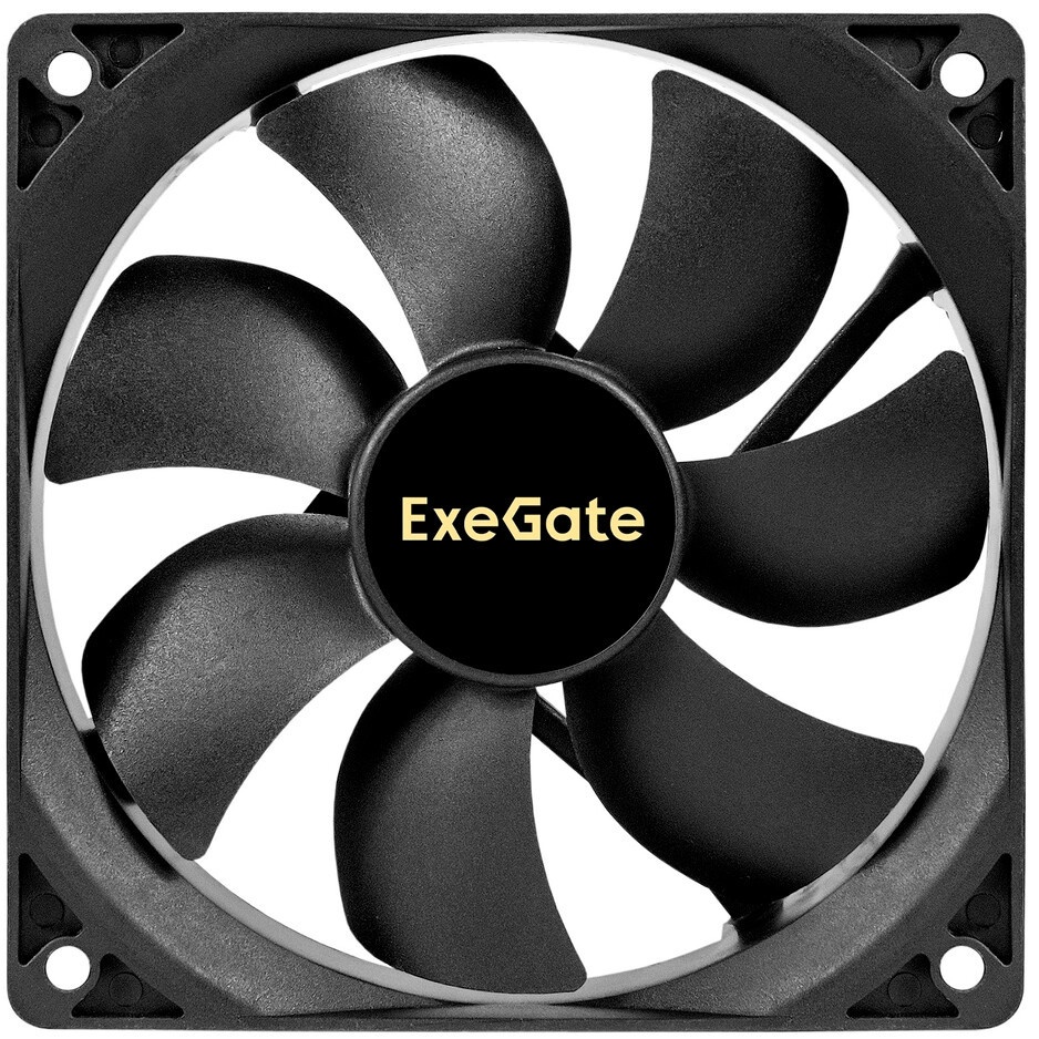 Вентилятор для корпуса ExeGate EX12025S3P черный, 120 мм, 1500 об/мин, 24 дБ, 3 pin