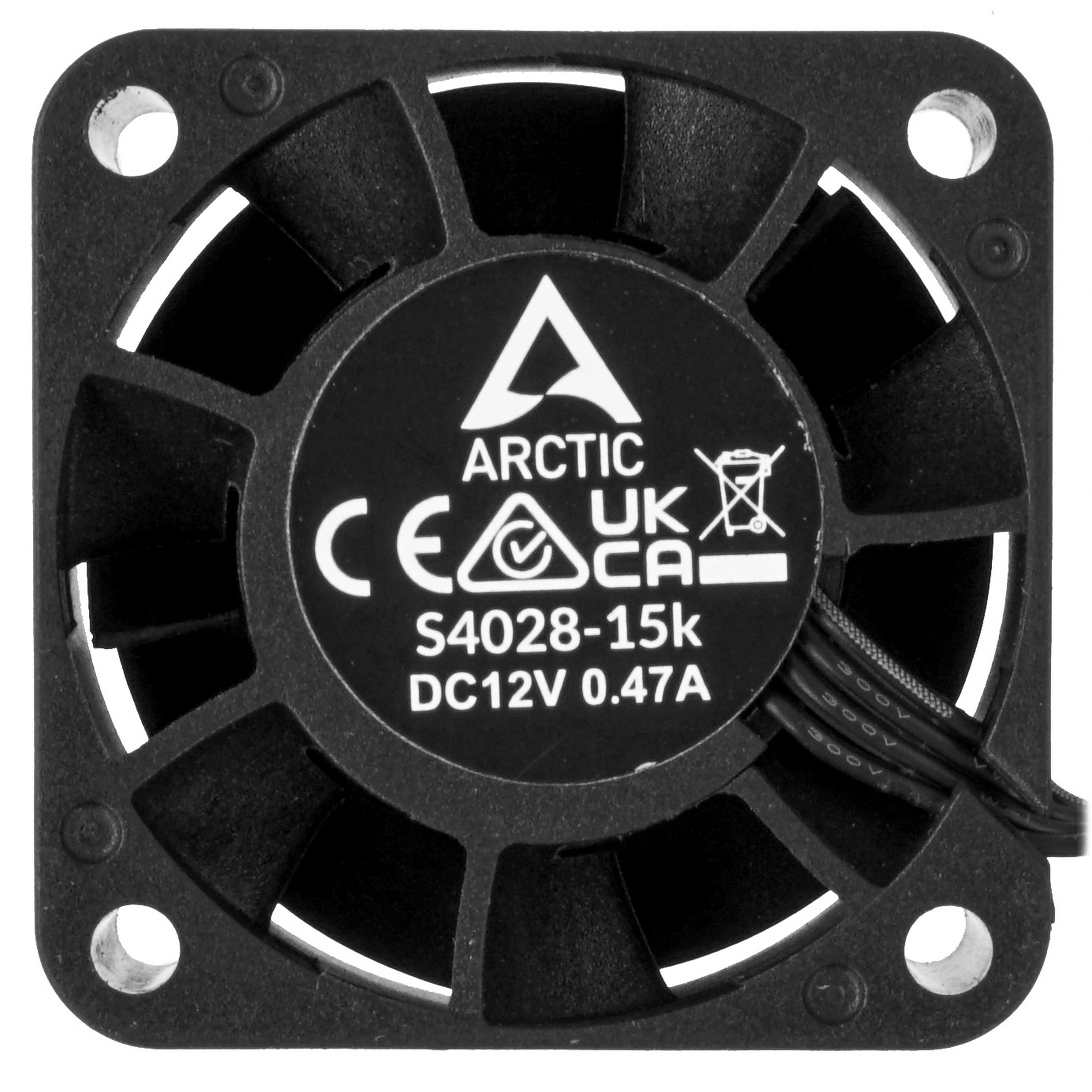 Комплект вентиляторов для корпуса Arctic S4028-15K (5 шт.) черный, 40 мм, 15000 об/мин, 4 pin