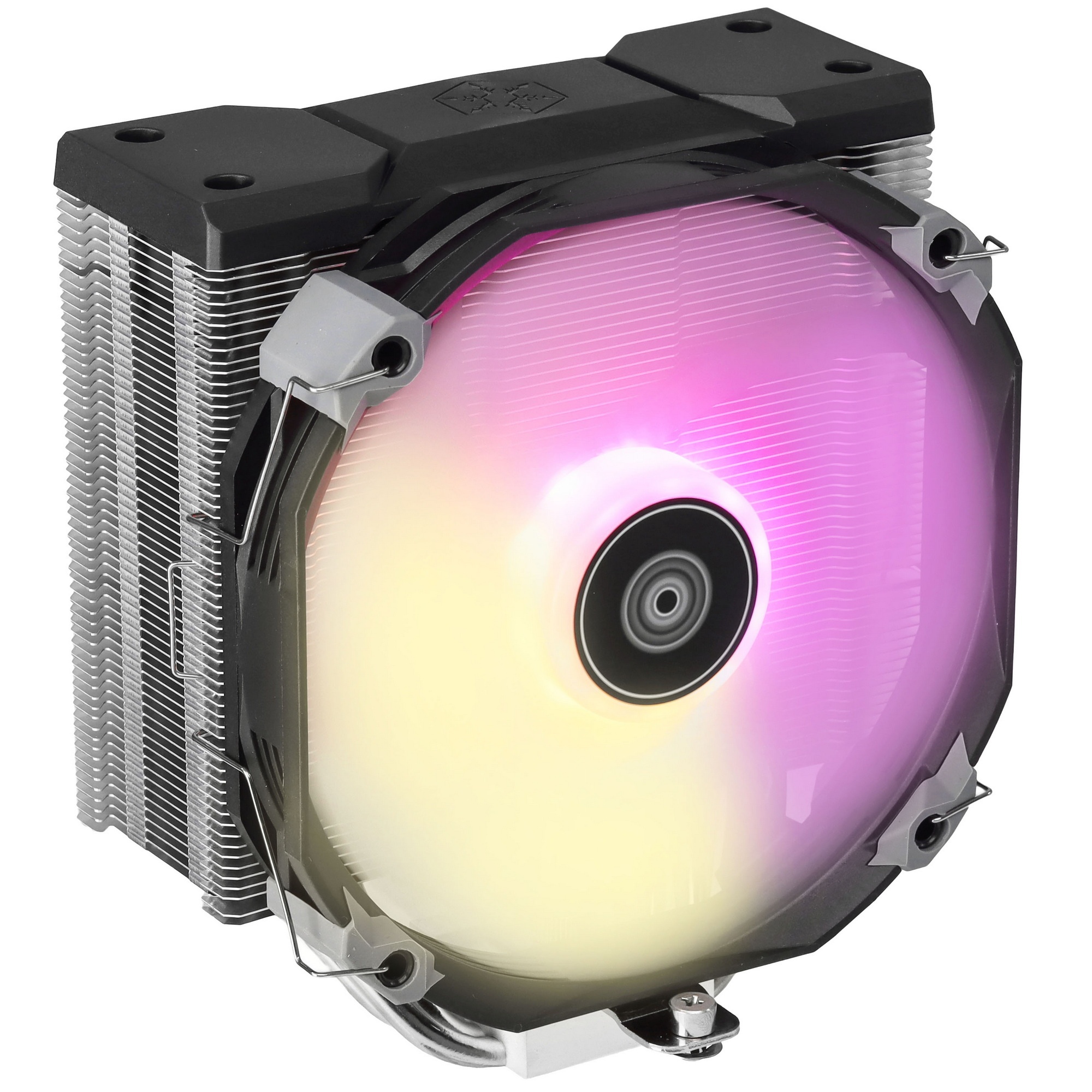 Вентилятор Silverstone G53ARV140ARGB20  High-performance 140mm CPU cooler with four Ø6mm copper heat