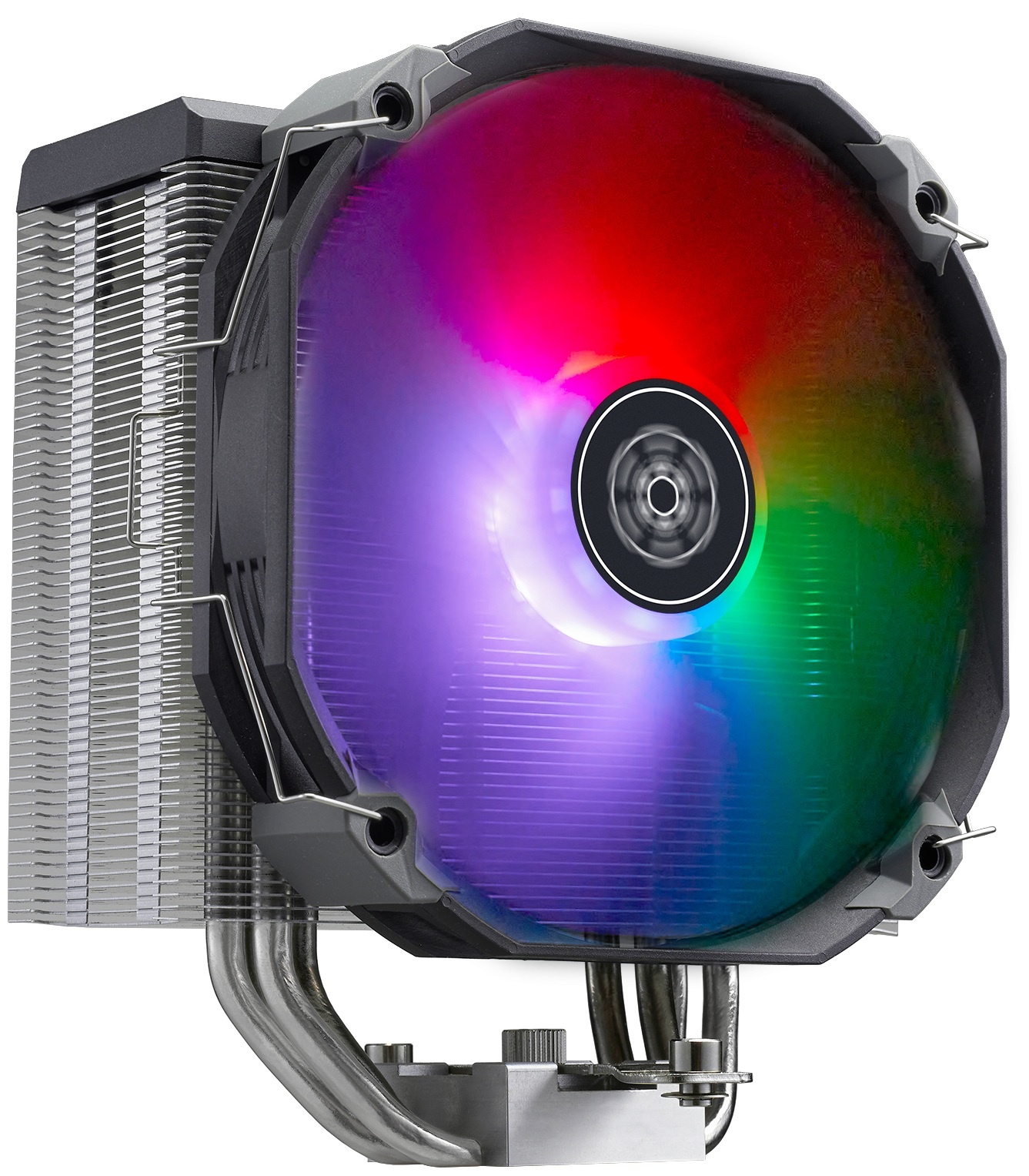 Вентилятор Silverstone G53ARV140ARGB20  High-performance 140mm CPU cooler with four Ø6mm copper heat