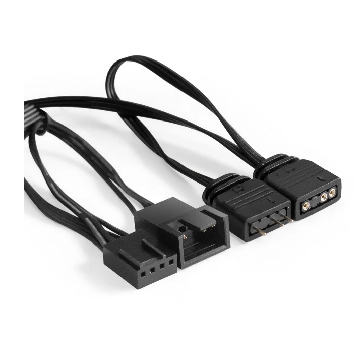 Вентилятор для корпуса ExeGate EX12025H3P4PSU-PWM.ARGB черный, 120 мм, 1800 об/мин, 26 дБ, 4 pin