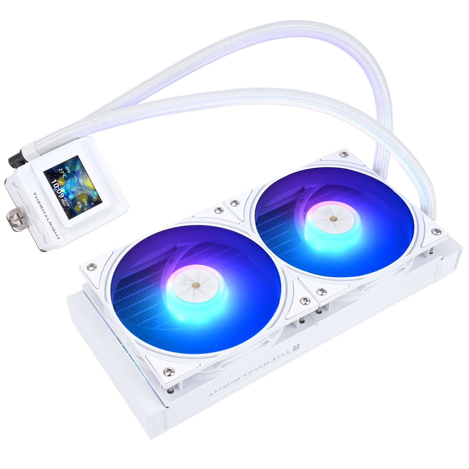 Водяное охлаждение для процессора Thermalright Frozen Warframe SE 240 ARGB White (240mm, LED temp.,