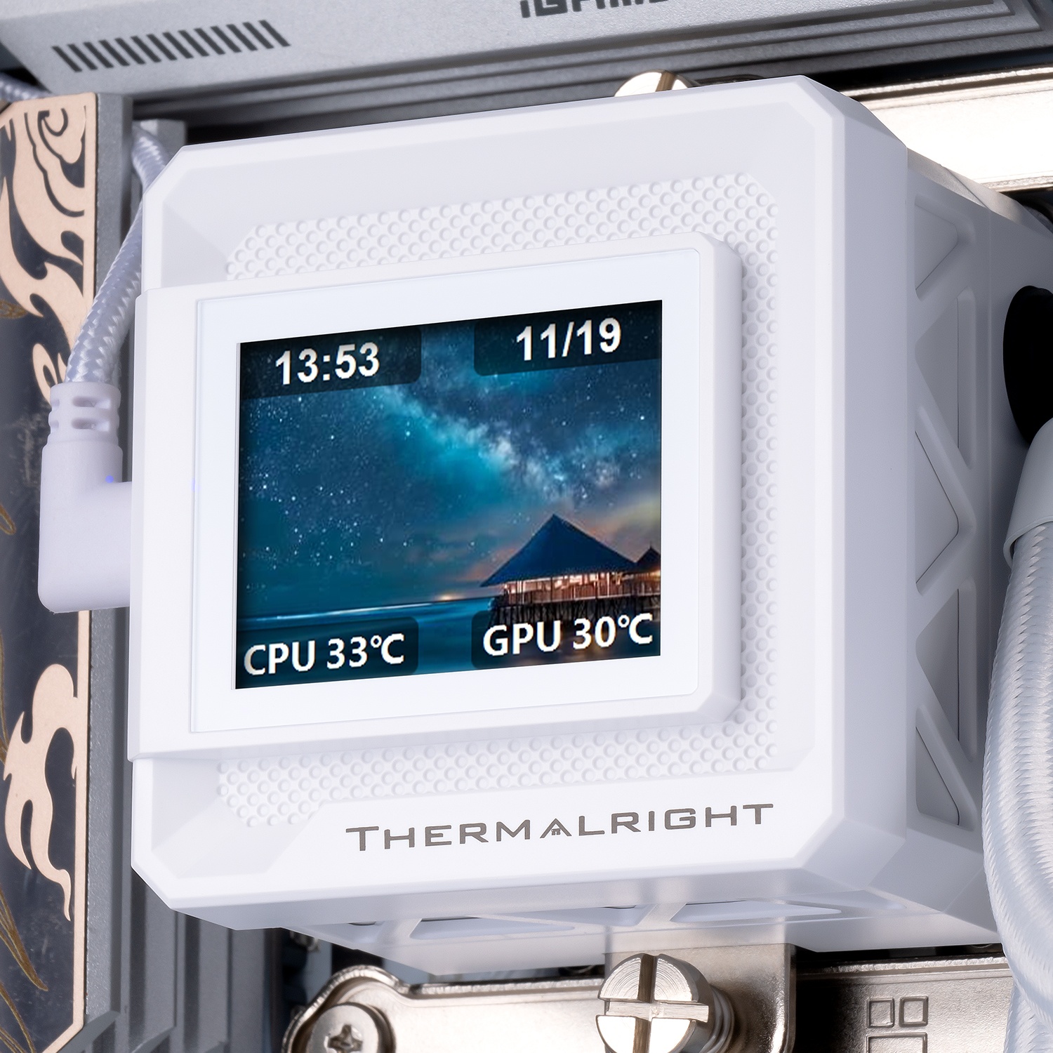 Водяное охлаждение для процессора Thermalright Frozen Warframe SE 240 ARGB White (240mm, LED temp.,