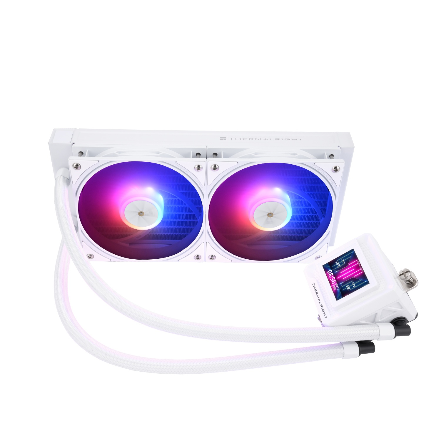 Водяное охлаждение для процессора Thermalright Frozen Warframe SE 240 ARGB White (240mm, LED temp.,