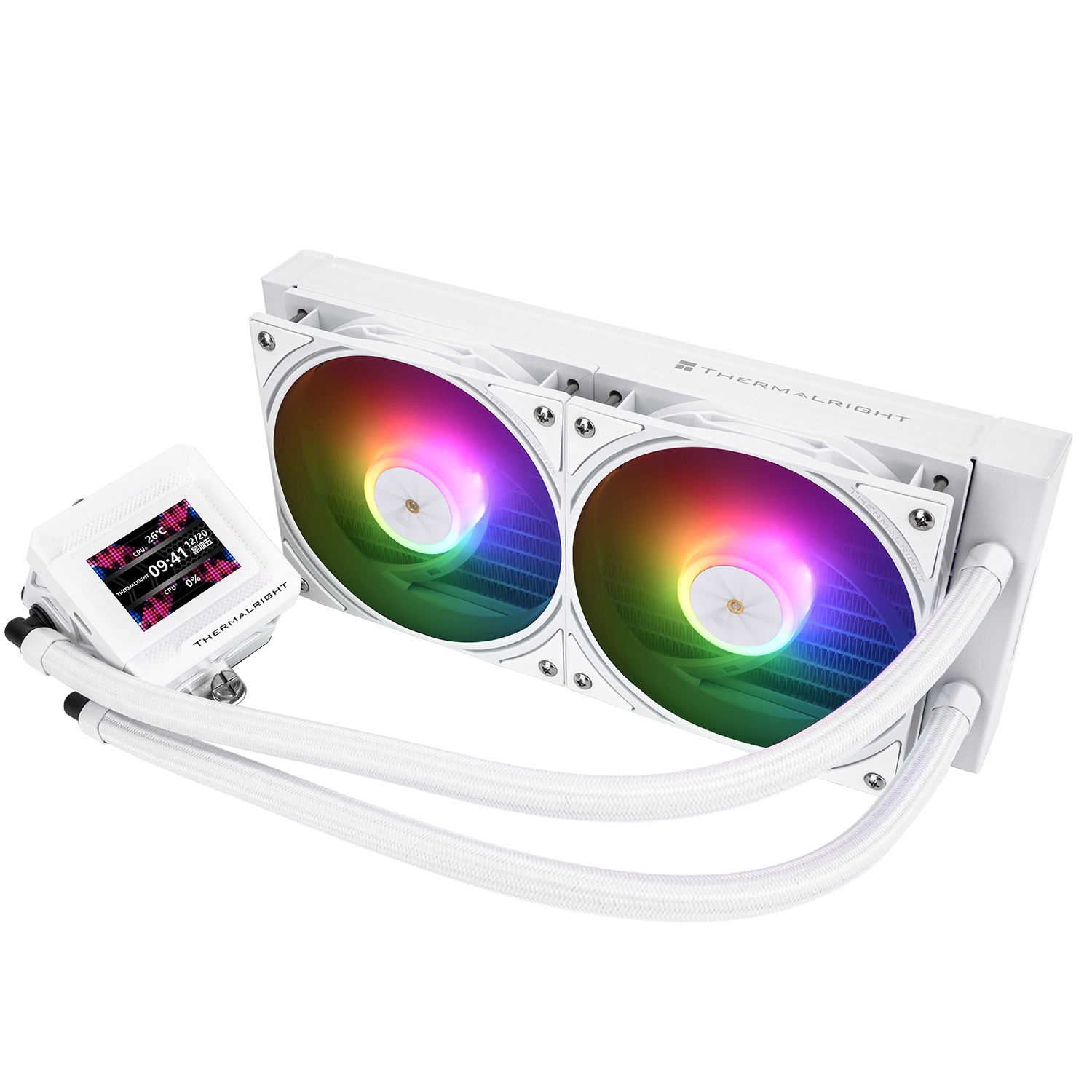 Водяное охлаждение для процессора Thermalright Frozen Warframe SE 240 ARGB White (240mm, LED temp.,