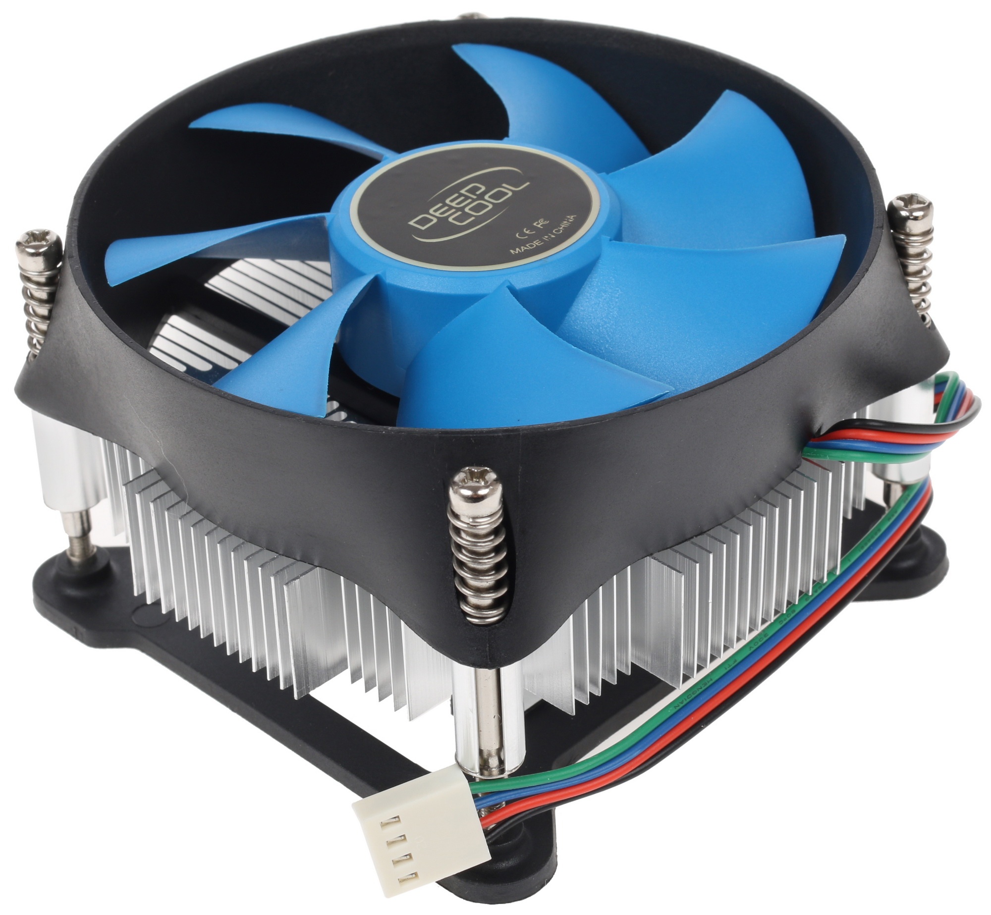 Кулер для процессора DEEPCOOL THETA 15 PWM черный/синий, 100 мм, алюминий, 2800 об/мин, 36 дБ, 4 pin