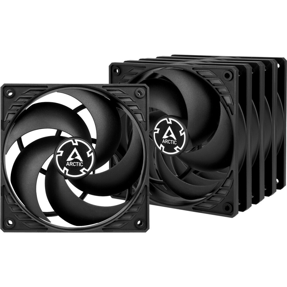 Комплект вентиляторов для корпуса Arctic F12 Value pack черный, 120 мм, 1350 об/мин, 22.5 дБ, 3 pin