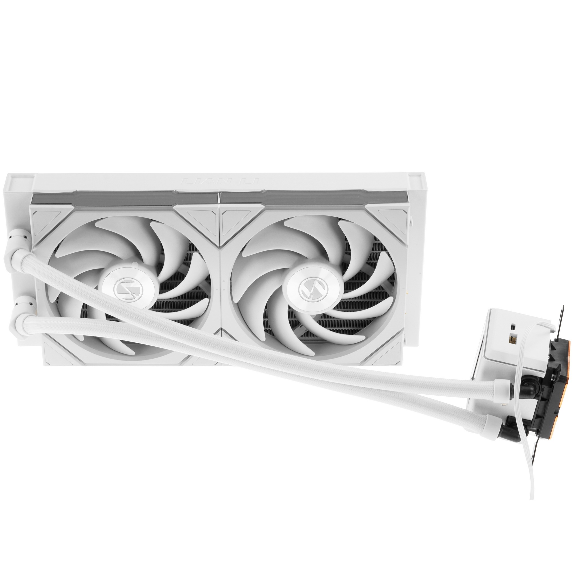 Кулер для процессора Lian Li Galahad II LCD 280 белый 140мм алюминий+медь 2450rpm 26.7db 4-pin