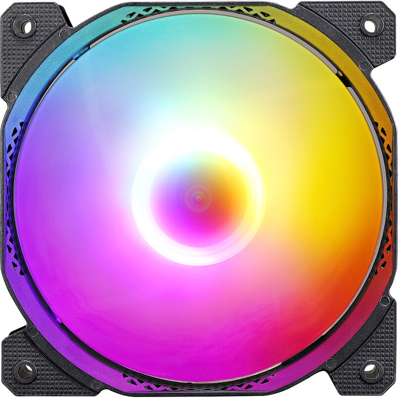 Вентилятор для корпуса Aerocool / Formula Cosmic 12BK ARPW ARGB черный, 120 мм, 1500 об/мин, 26.8 дБ