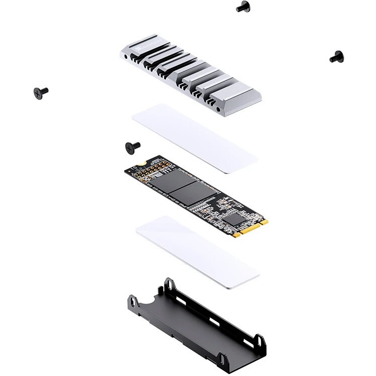 Радиатор Digma для SSD DGRDRM2B металл