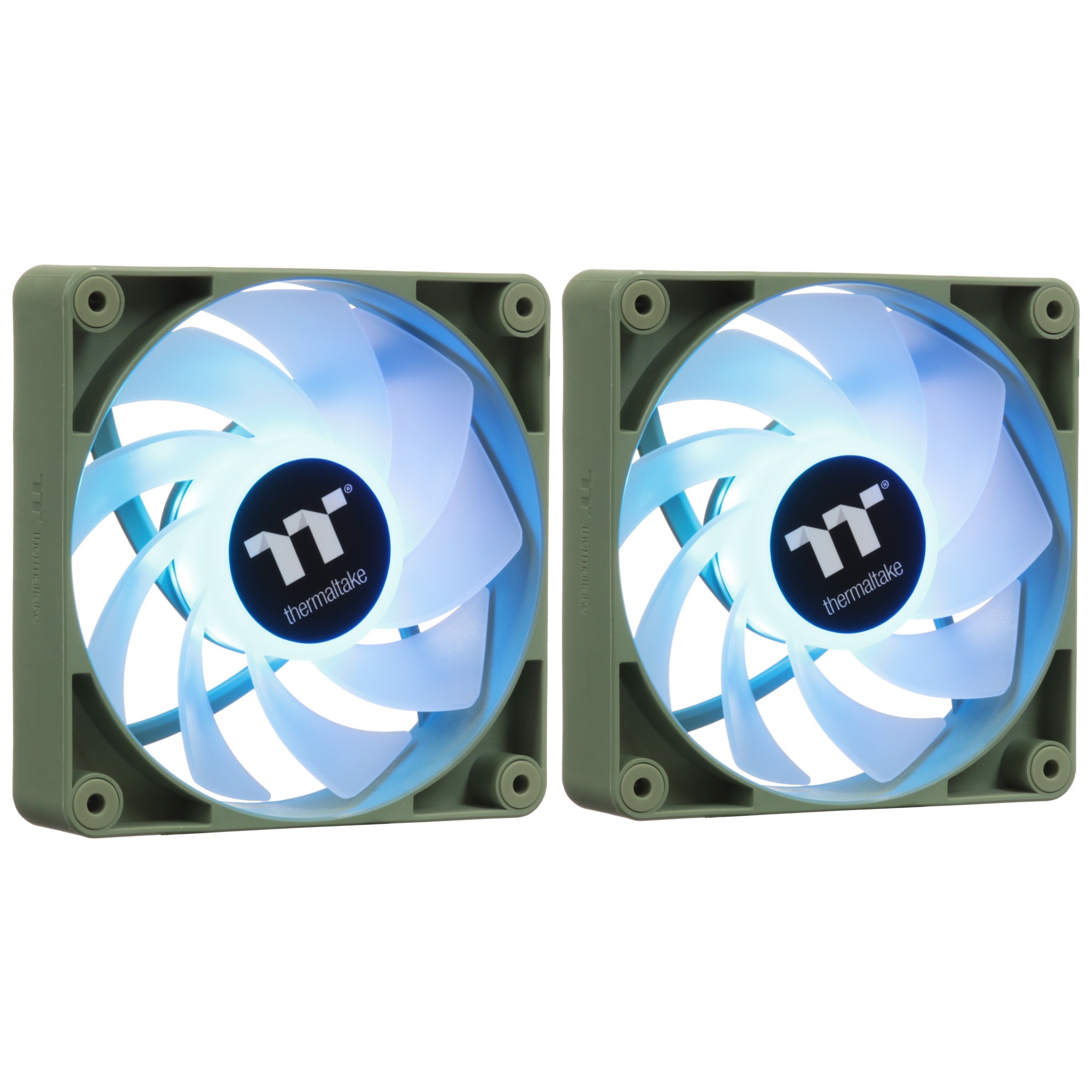 Комплект вентиляторов для корпуса Thermaltake CT120 Reverse ARGB (2 шт.) зеленый, 120 мм, 2000 об/ми
