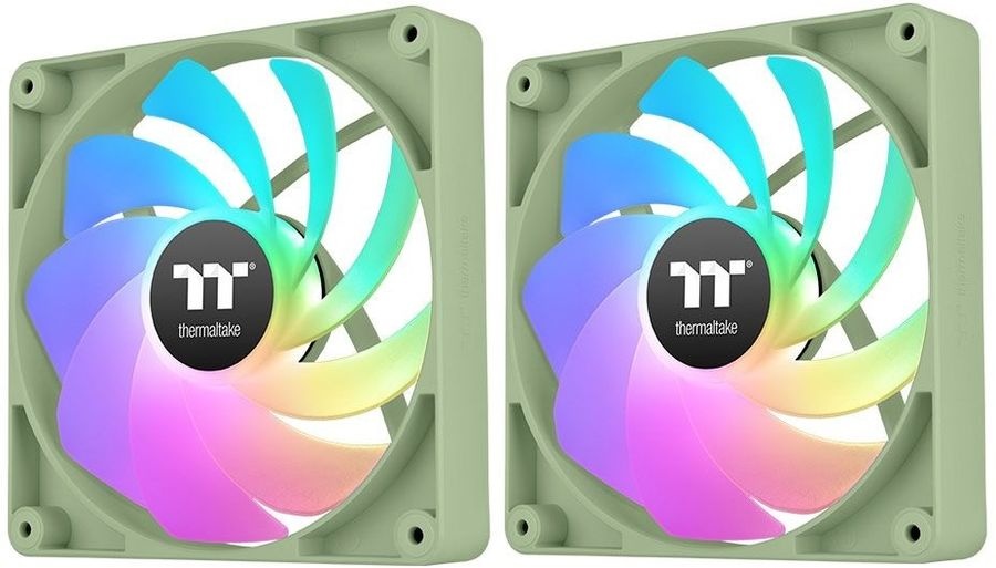 Комплект вентиляторов для корпуса Thermaltake CT120 Reverse ARGB (2 шт.) зеленый, 120 мм, 2000 об/ми