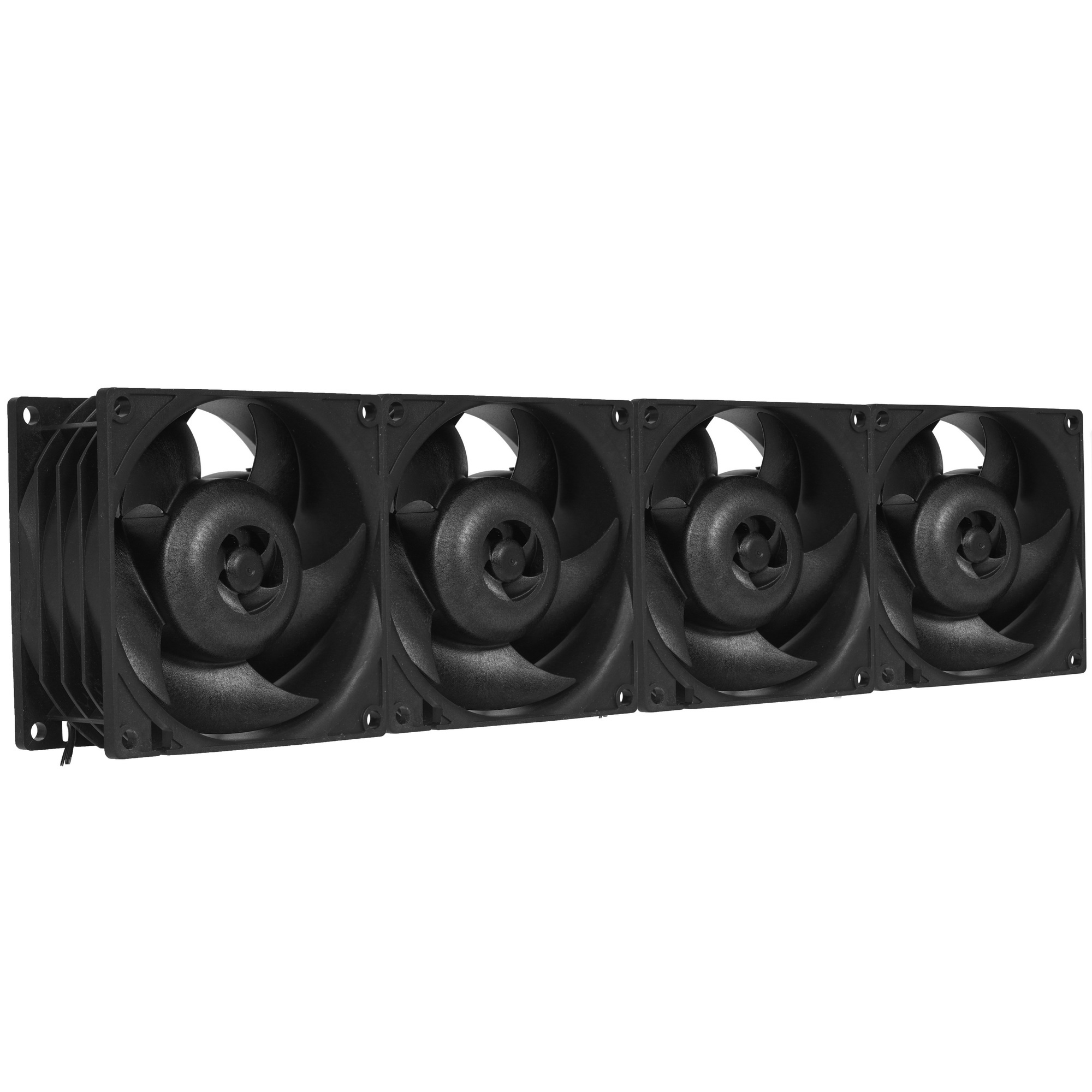 Комплект вентиляторов для корпуса Arctic S8038-7K (4 Pack) черный, 80 мм, 7000 об/мин, 4 pin