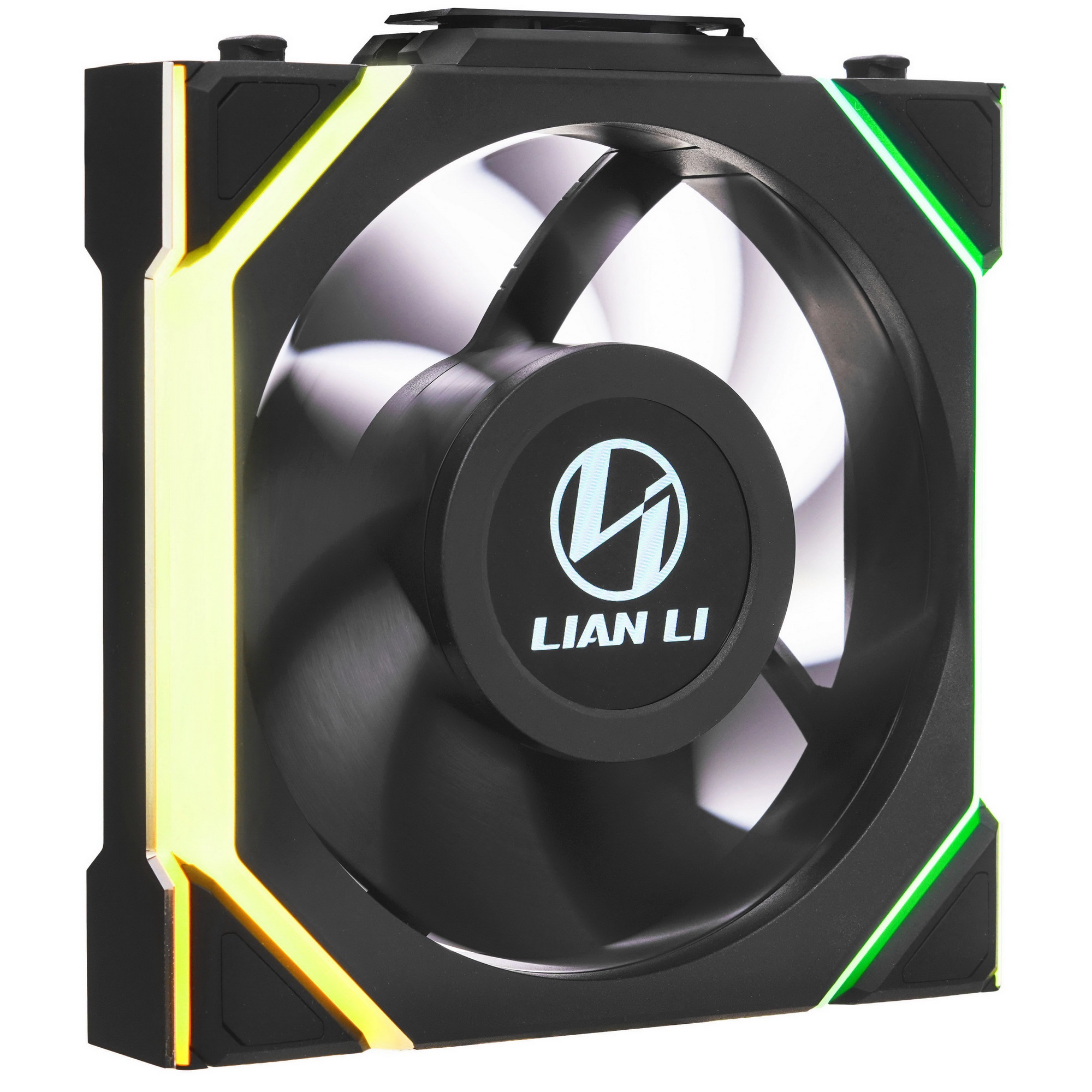 Вентилятор для корпуса Lian Li Uni Fan SL Wireless 120 LCD ARGB G99.12SLLCD1W1B.R0 черный, 120 мм, 1
