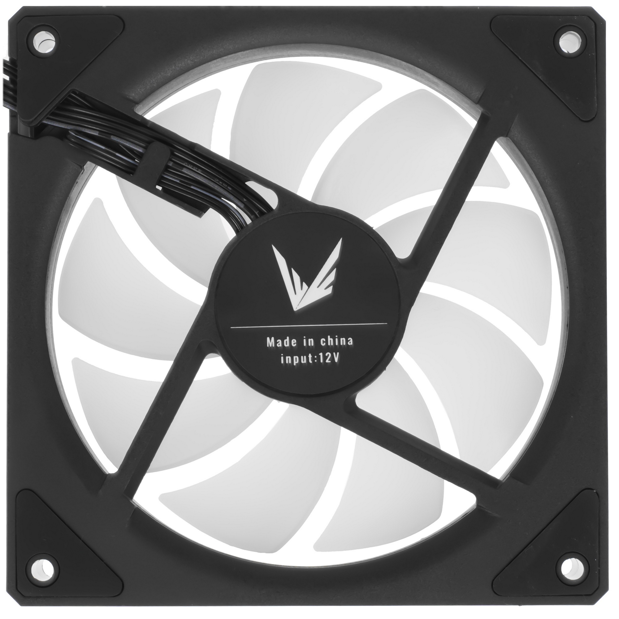 Вентилятор для корпуса Aerocool / Formula Floe 12BK ARPW ARGB черный, 120 мм, 1500 об/мин, 26.8 дБ,