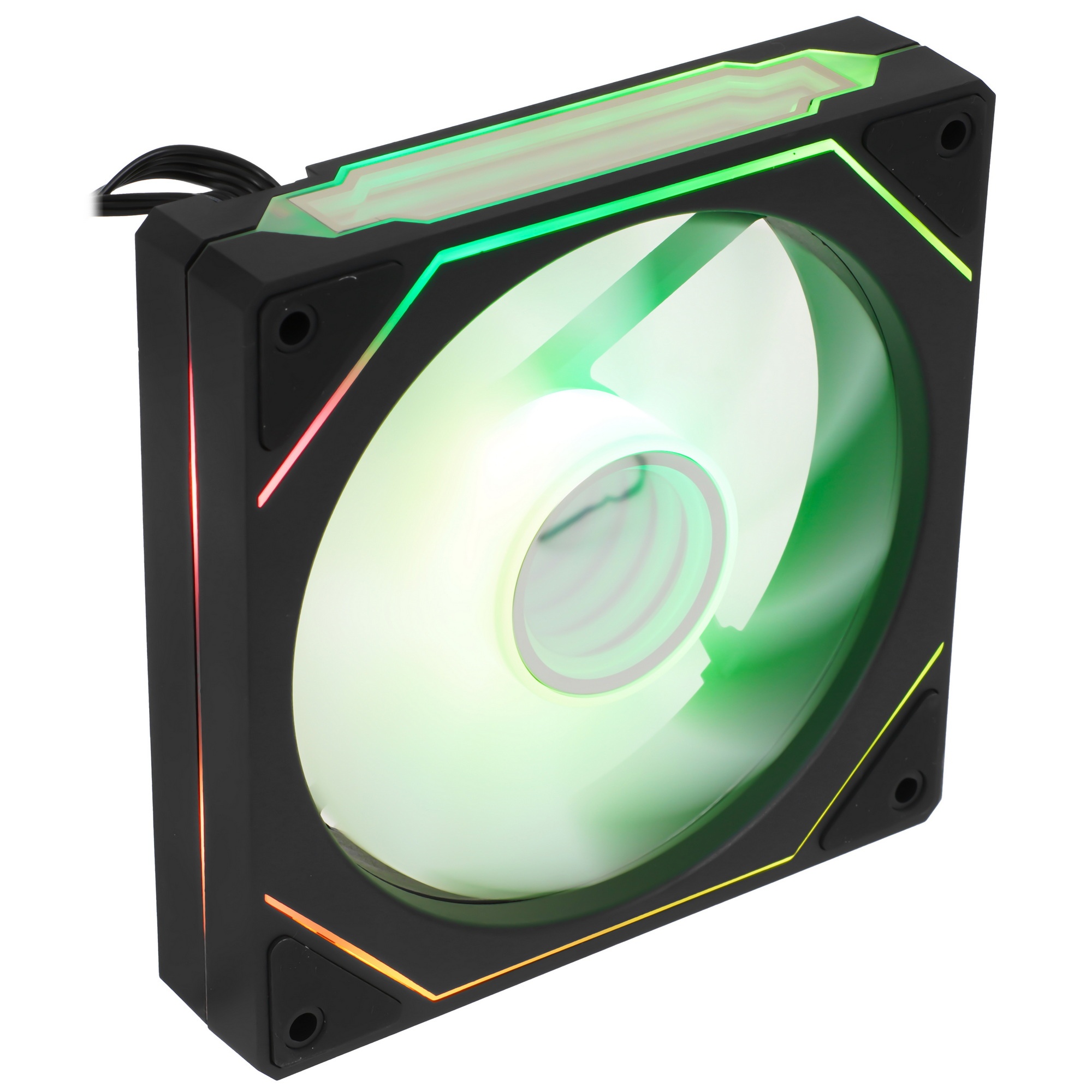 Вентилятор для корпуса Aerocool / Formula Floe 12BK ARPW ARGB черный, 120 мм, 1500 об/мин, 26.8 дБ,