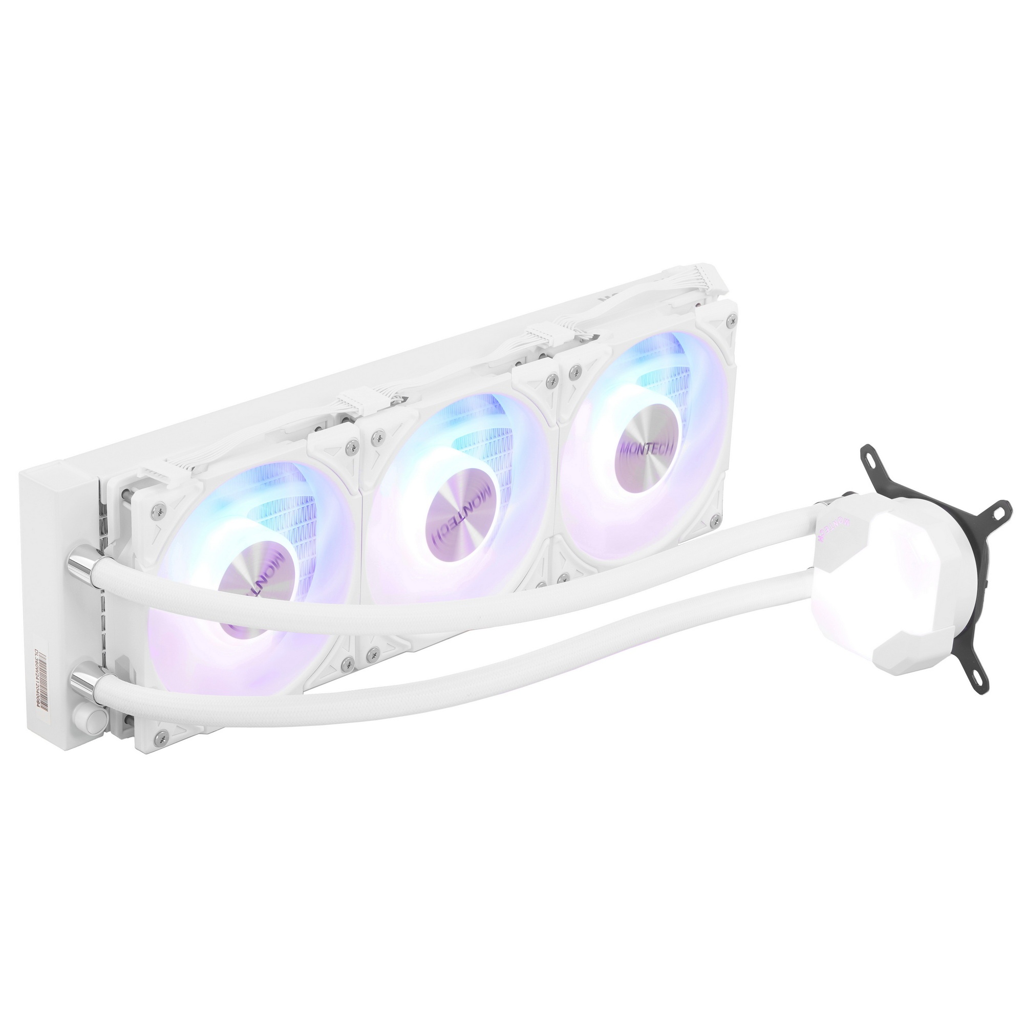 Система водяного охлаждения Montech HyperFlow 360 ARGB белый 120мм алюминий+медь 29.1db 4-pin 320W
