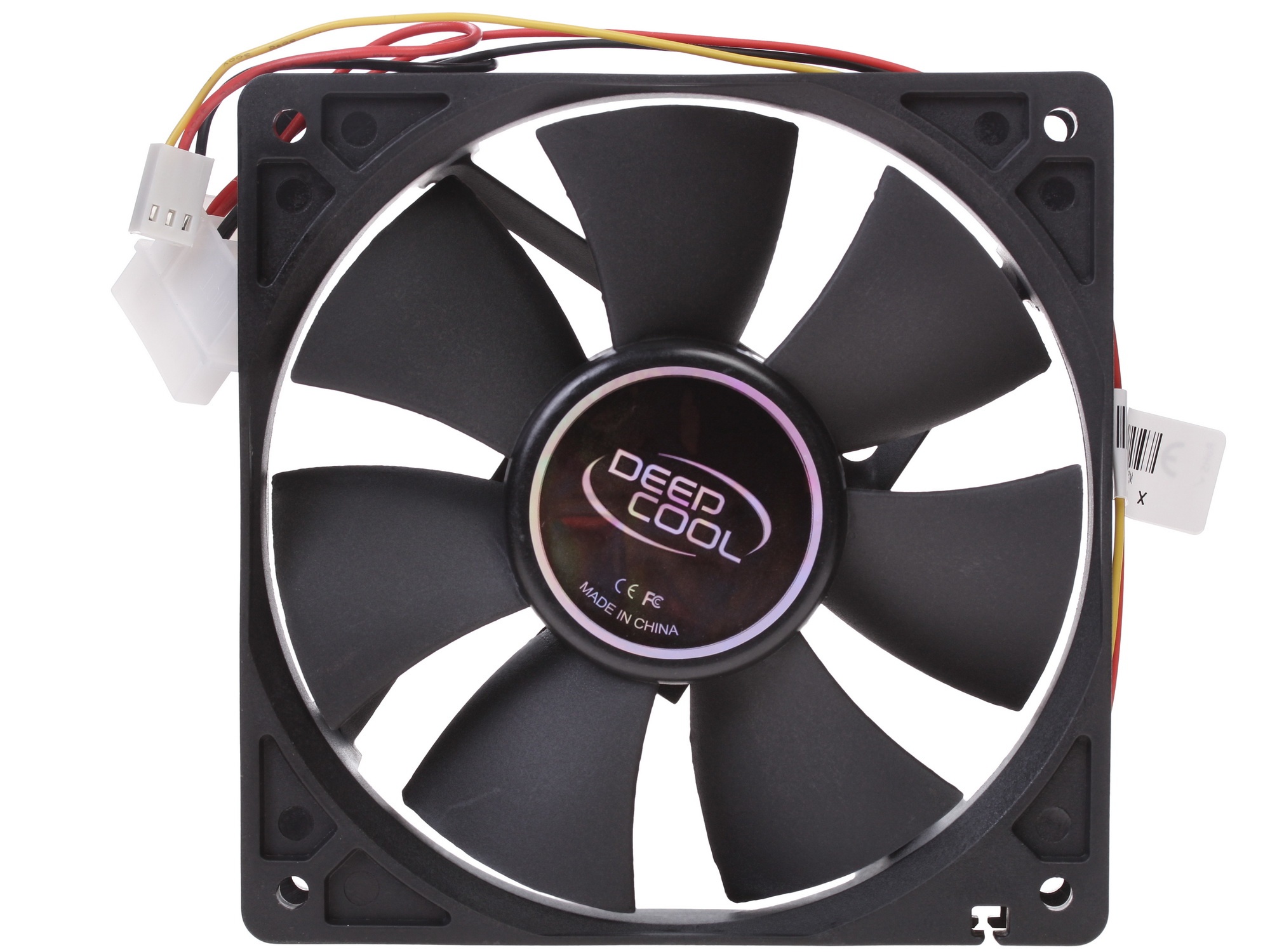 Вентилятор для корпуса DEEPCOOL XFAN 120 черный, 120 мм, 1300 об/мин, 23.7 дБ, 3 pin