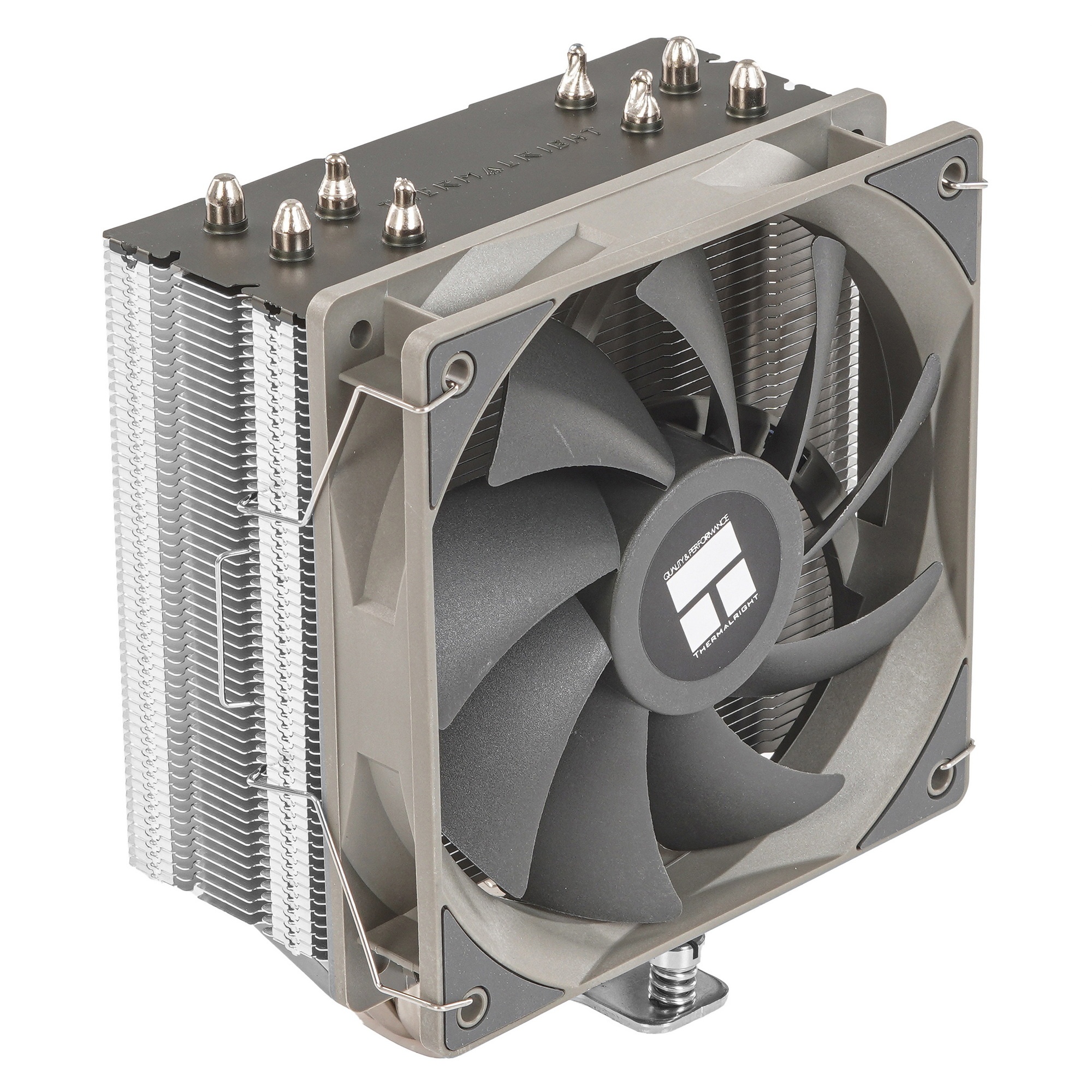 Кулер для процессора Thermalright Assassin Spirit 120 V2 серебристый/черный/серый (4-pin PWM, 154mm,