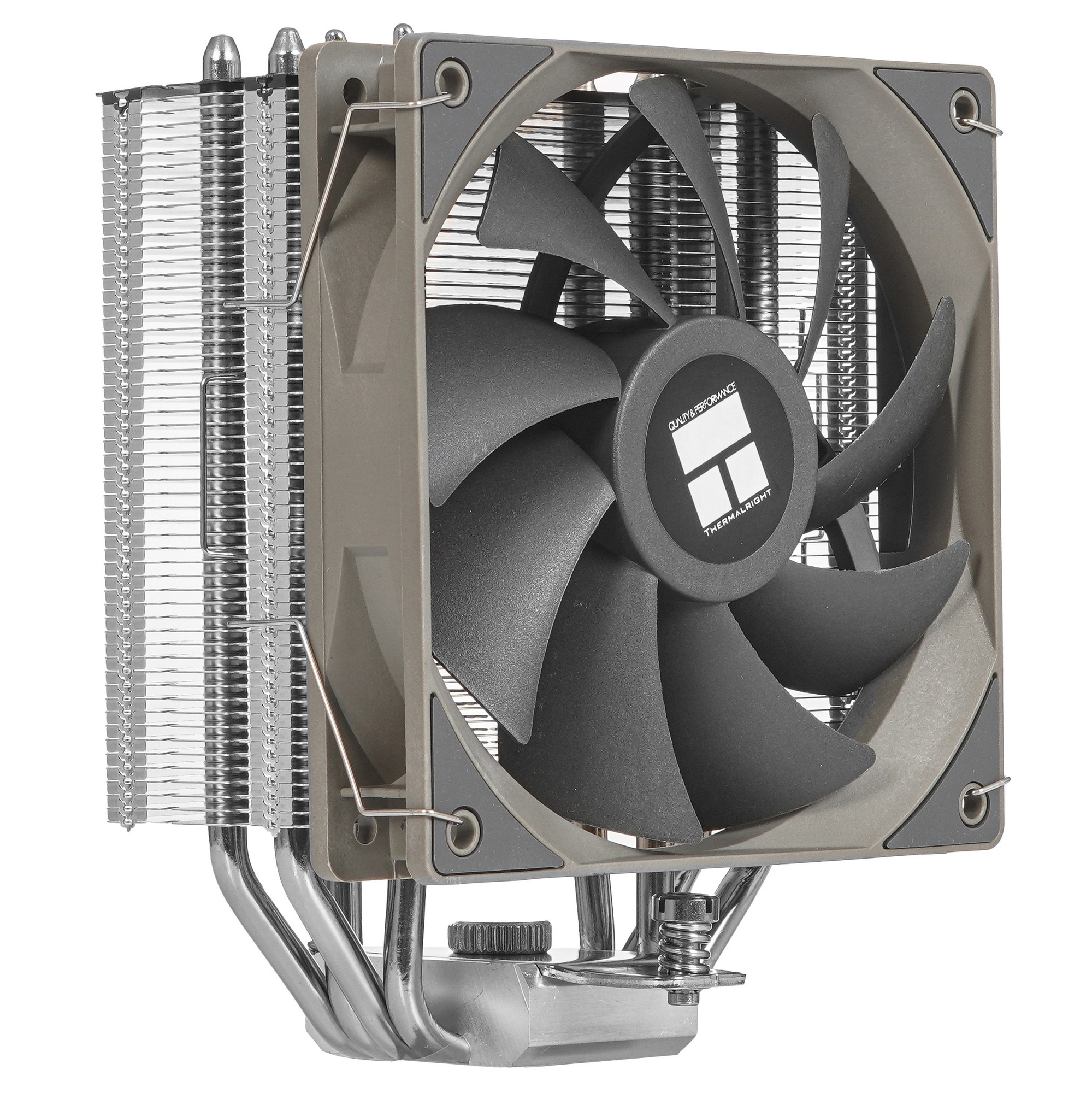 Кулер для процессора Thermalright Assassin Spirit 120 V2 серебристый/черный/серый (4-pin PWM, 154mm,