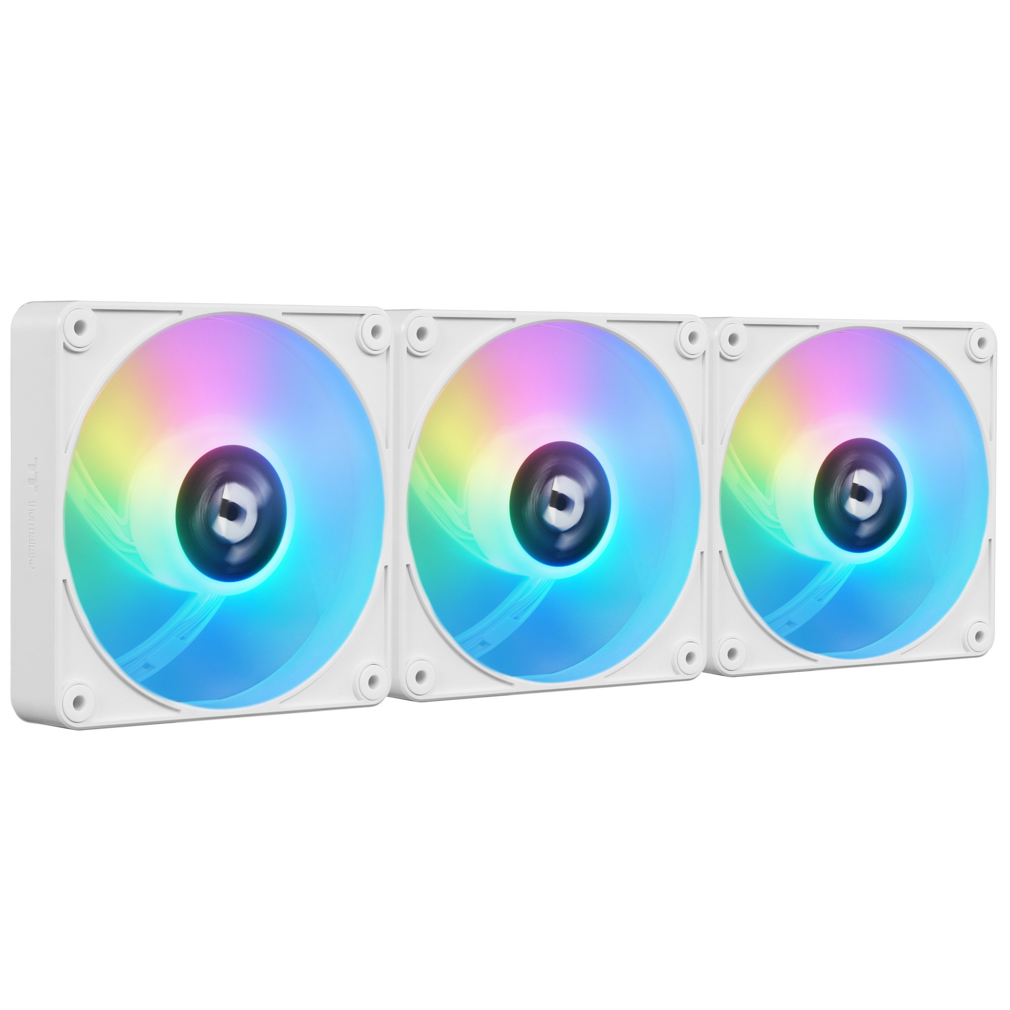 Комплект вентиляторов для корпуса Thermaltake CT120 EX Reverse ARGB Sync (3 шт.) белый, 120 мм, 2000