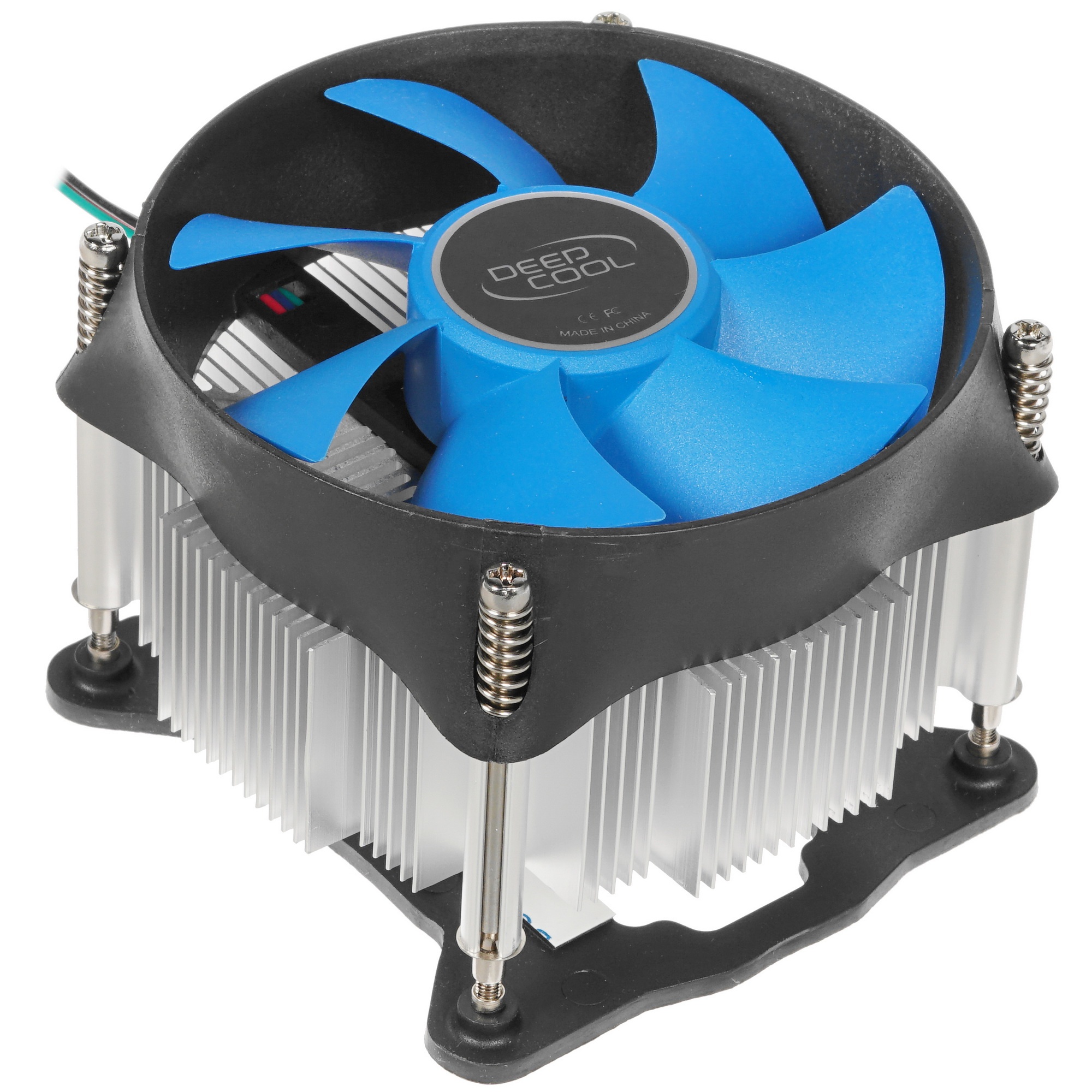 Кулер для процессора DEEPCOOL THETA 31 PWM черный/синий, 92 мм, алюминий/медь, 2400 об/мин, 32.5 дБ,