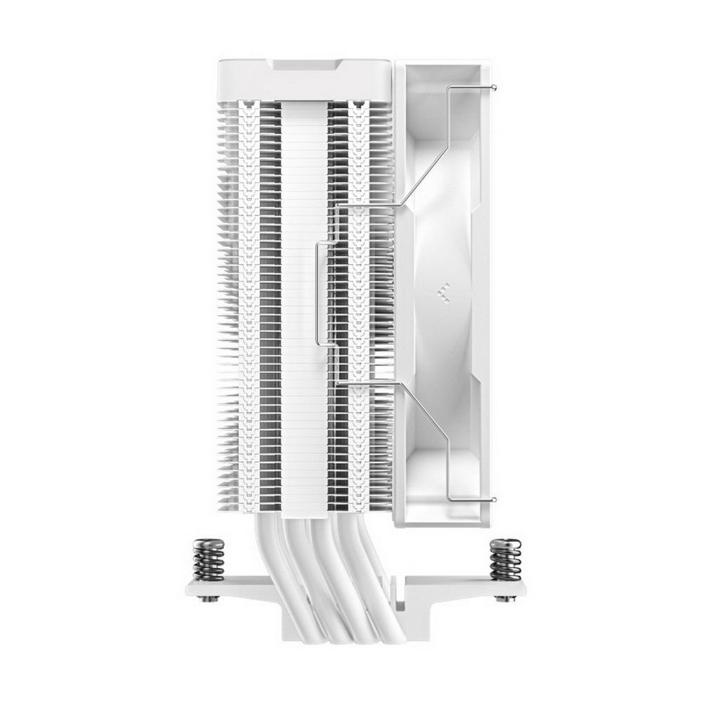 Кулер для процессора DEEPCOOL AG400 DIGITAL WH белый, 120 мм, алюминий/медь, 2100 об/мин, 31.6 дБ, 4