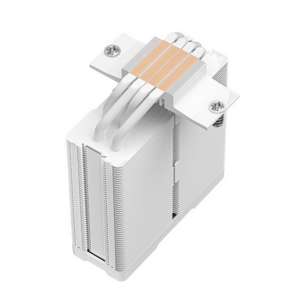 Кулер для процессора DEEPCOOL AG400 DIGITAL WH белый, 120 мм, алюминий/медь, 2100 об/мин, 31.6 дБ, 4