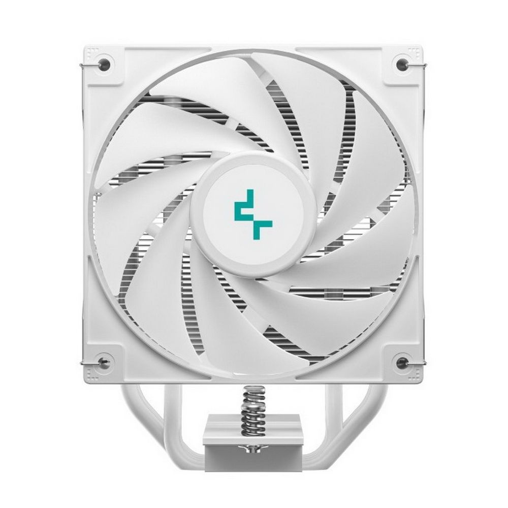 Кулер для процессора DEEPCOOL AG400 DIGITAL WH белый, 120 мм, алюминий/медь, 2100 об/мин, 31.6 дБ, 4