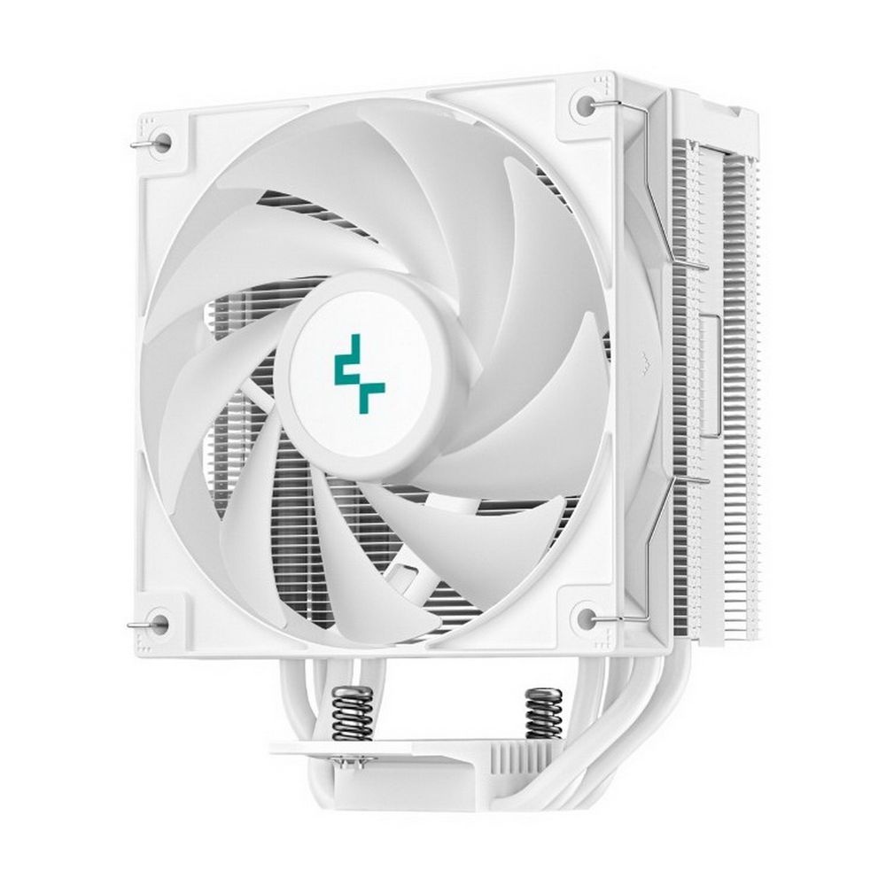 Кулер для процессора DEEPCOOL AG400 DIGITAL WH белый, 120 мм, алюминий/медь, 2100 об/мин, 31.6 дБ, 4