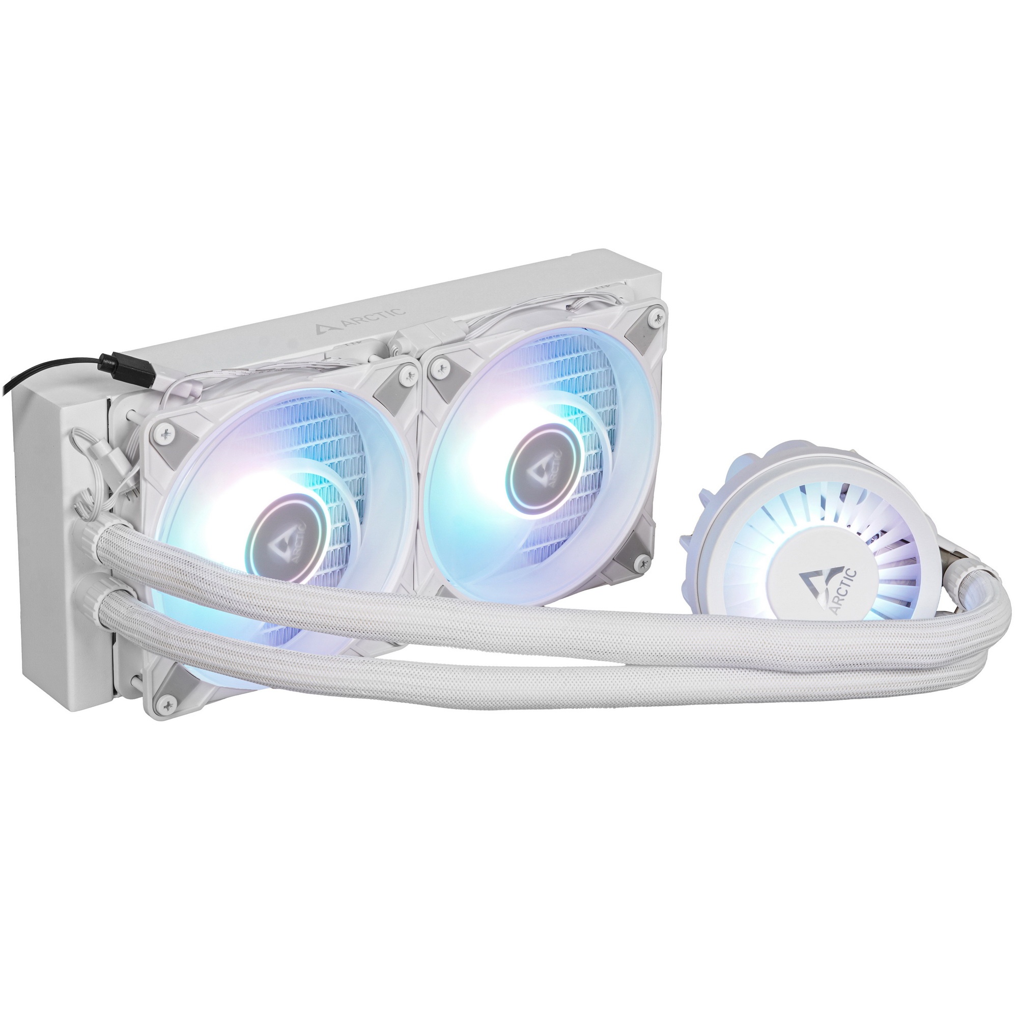 Жидкостная система охлаждения Arctic Liquid Freezer III 240 A-RGB белый, 120 мм, алюминий, 2800 об/м