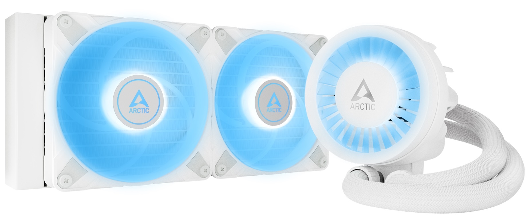 Жидкостная система охлаждения Arctic Liquid Freezer III 240 A-RGB белый, 120 мм, алюминий, 2800 об/м