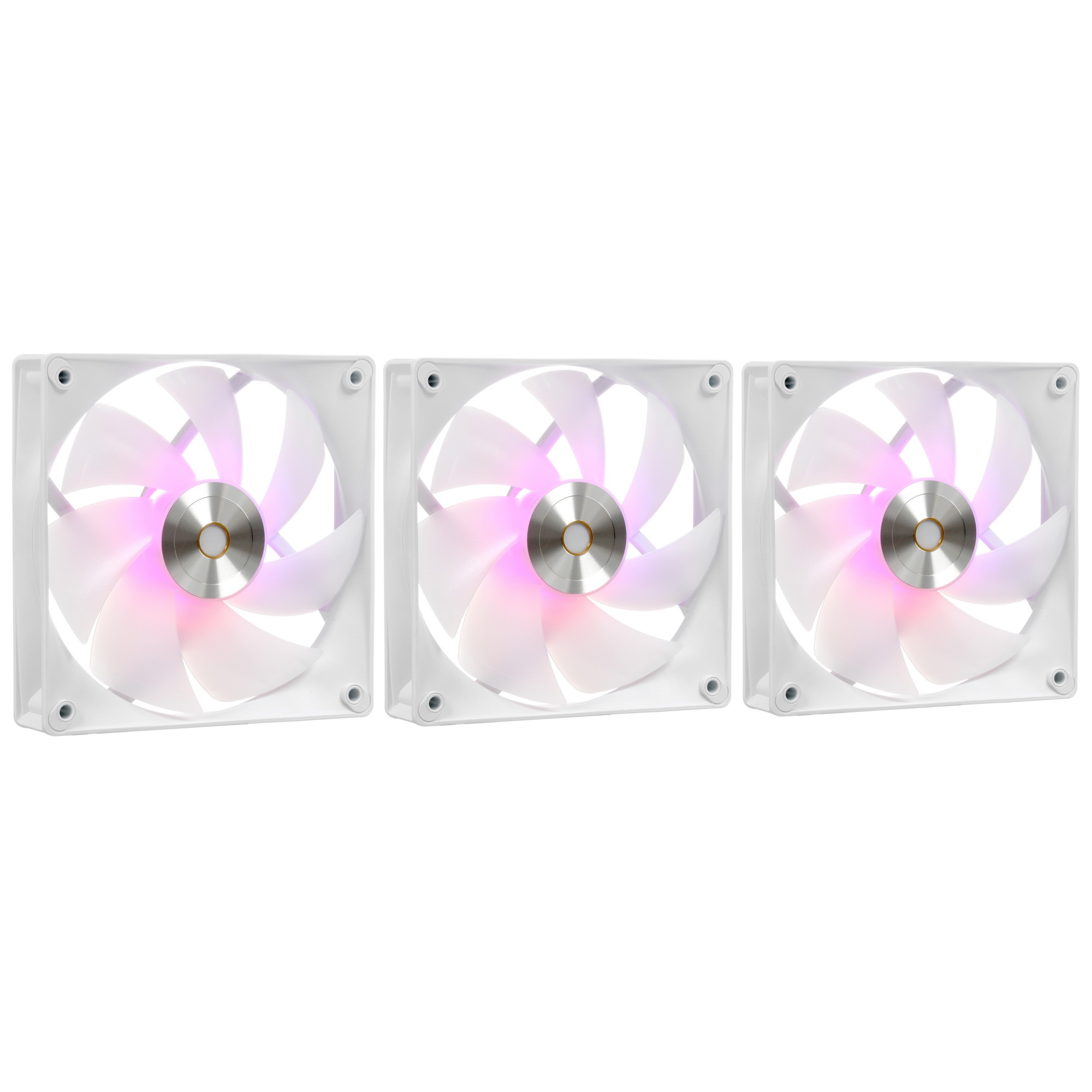 Комплект вентиляторов для корпуса Ocypus Delta F12 ARGB 3 IN 1  белый 120мм 2000rpm 29db 4-pin