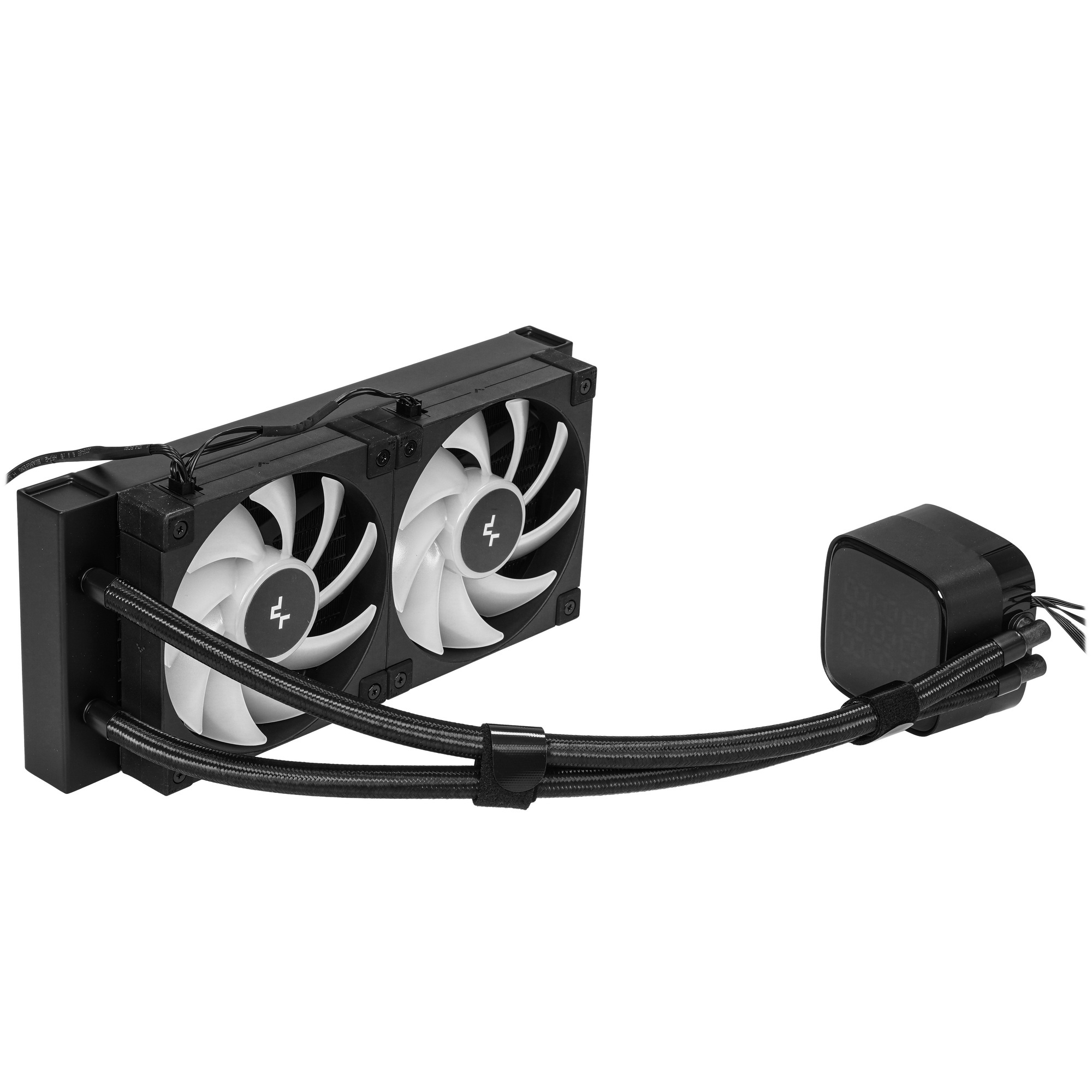 Система жидкостного охлаждения DEEPCOOL LD240 черный, 120 мм, алюминий/медь, 2400 об/мин, 38.71 дБ,