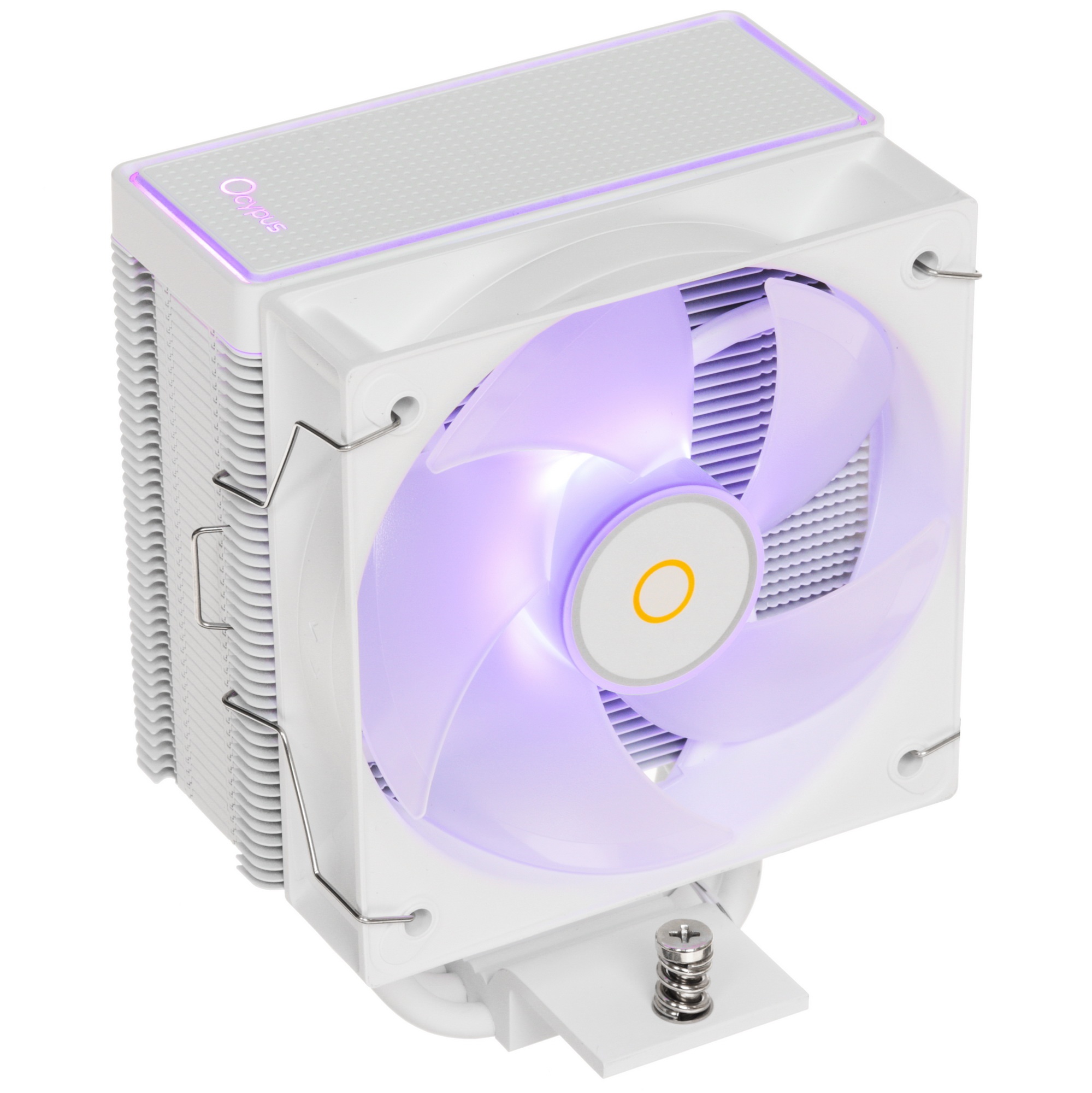 Кулер для процессора Ocypus Gamma A40 WH ARGB Gamma-A40-WH1AAWN00X-GL белый 100мм алюминий+медь 29,5