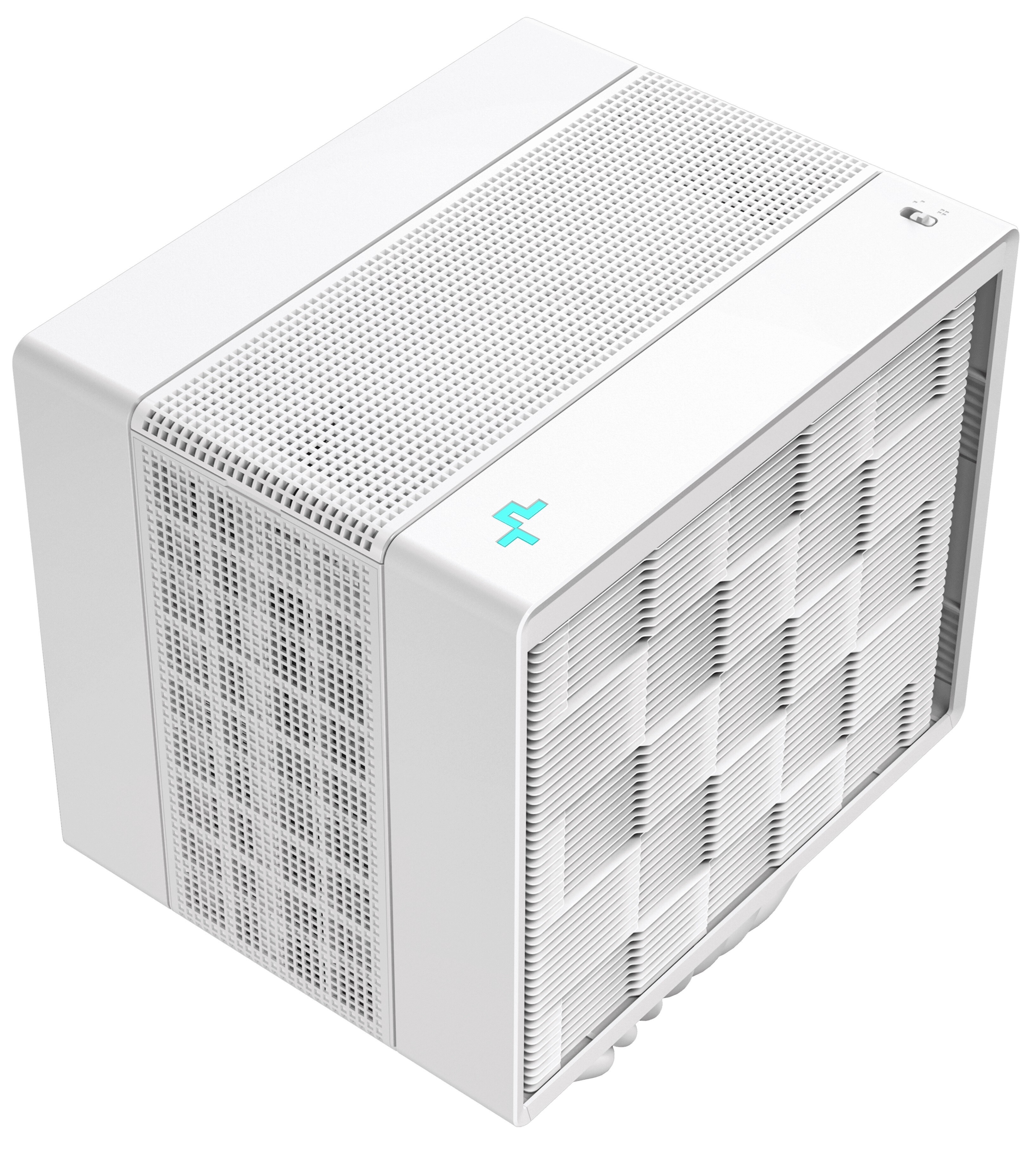 Кулер для процессора DEEPCOOL ASSASIN 4S WH белый, 140 мм, алюминий/медь, 1800 об/мин, 29.3 дБ, 4 pi