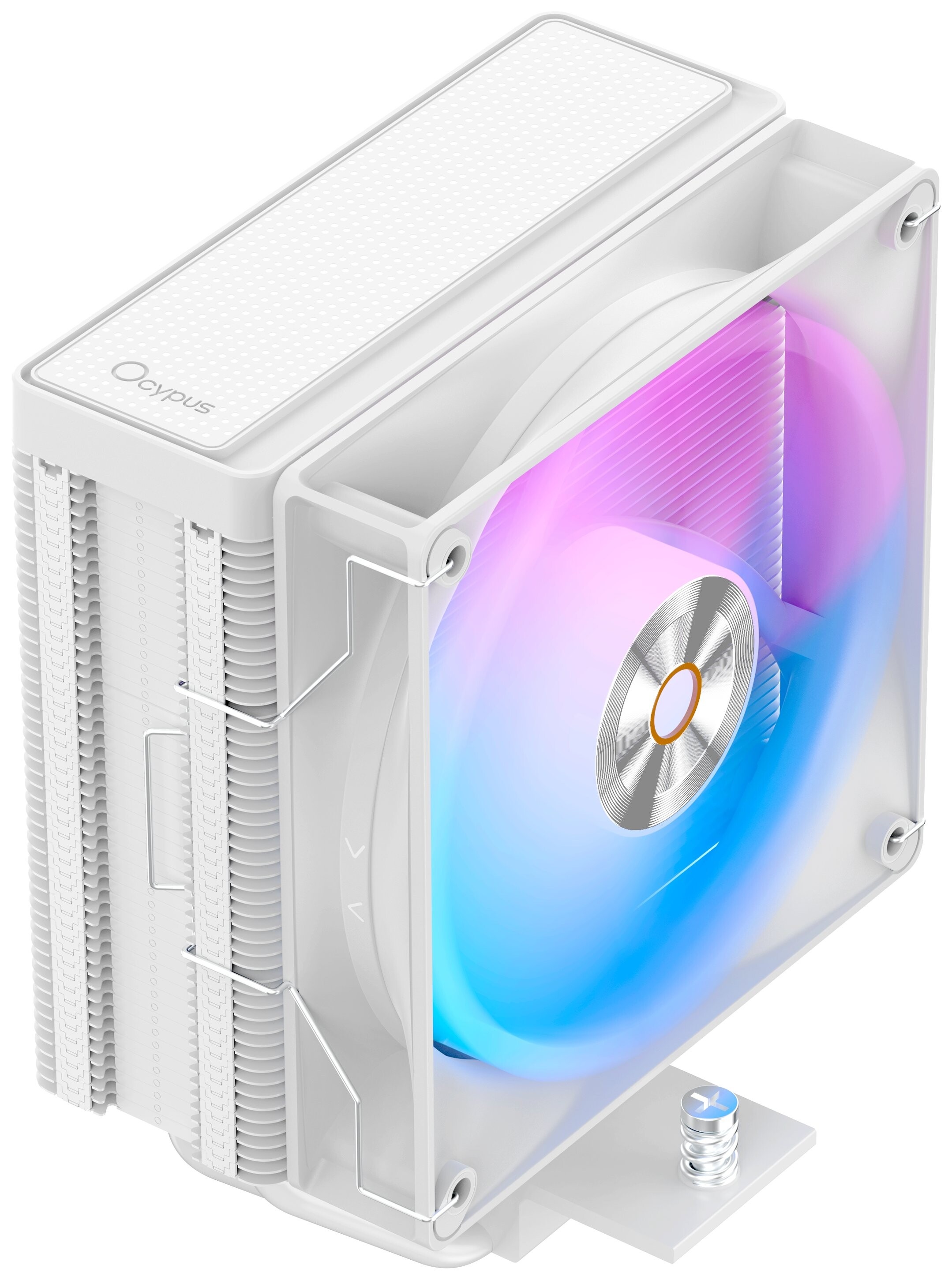 Кулер для процессора Cooler Ocypus Delta A40 WH ARGB белый 120мм алюминий+медь 2000rpm 29db 4-pin 22