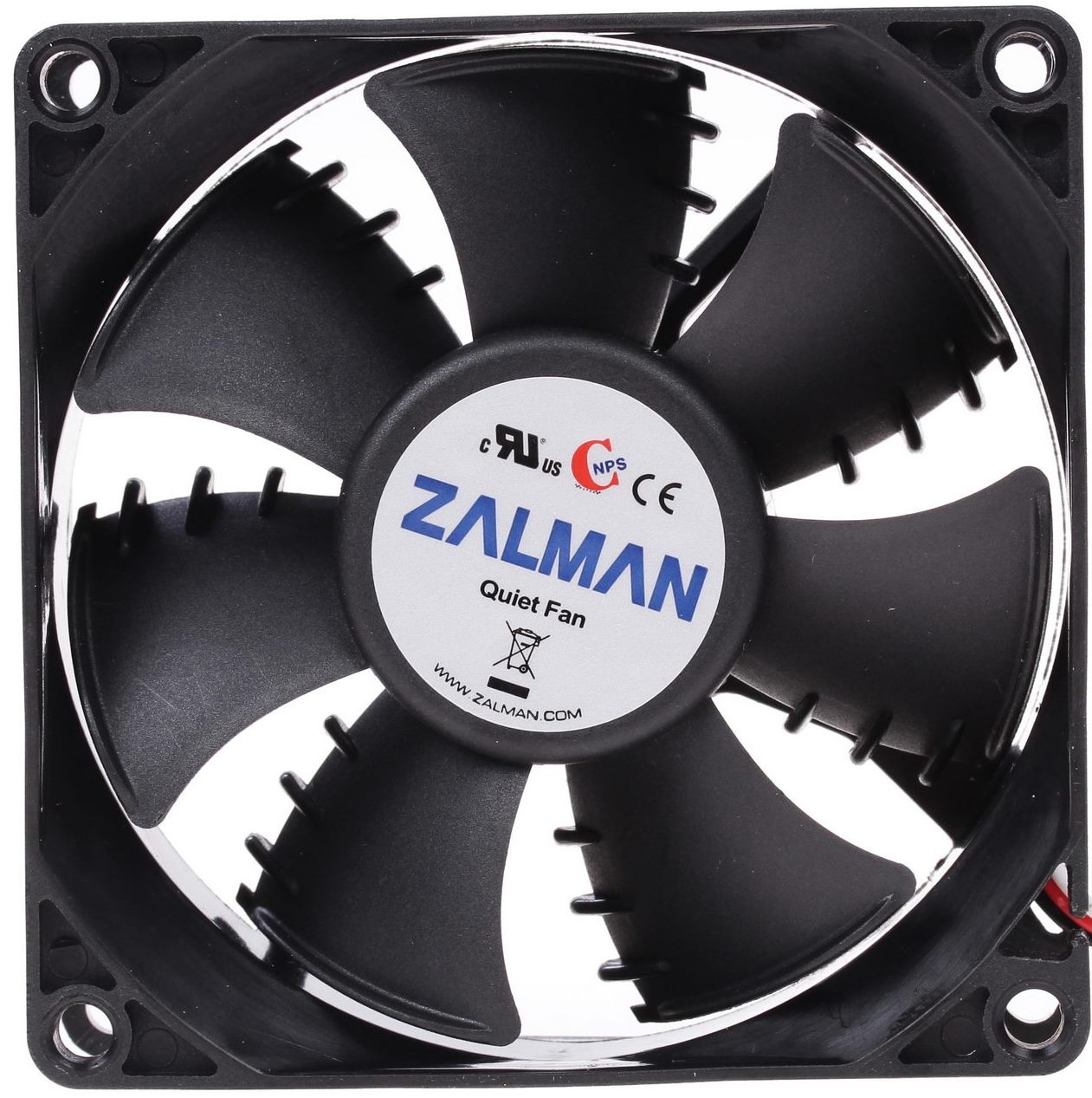 Вентилятор для корпуса Zalman ZM-F1 PLUS (SF) черный, 80 мм, 2000 об/мин, 23 дБ, 3 pin