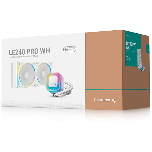 Система жидкостного охлаждения DeepСool LE240 V2 WH (R-LE360-BKAMMC-G-2)