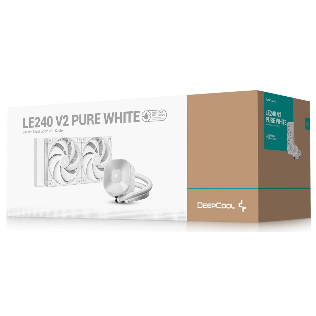 Система жидкостного охлаждения DeepСool LE240 V2 WH (R-LE360-BKAMMC-G-2)