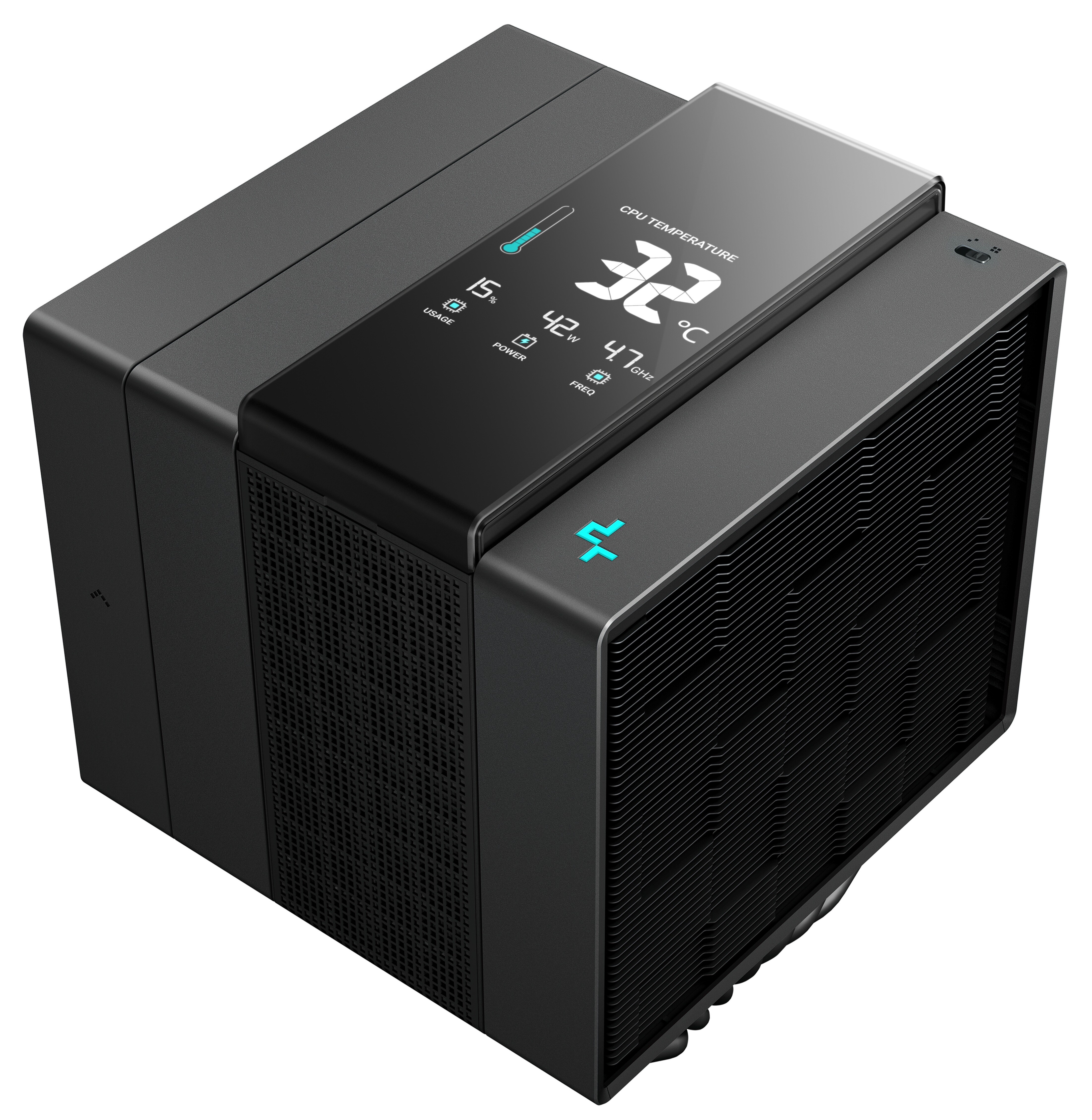 Кулер для процессора DEEPCOOL ASSASSIN IV VC VISION черный, 120 мм, алюминий/медь, 1800 об/мин, 29.3