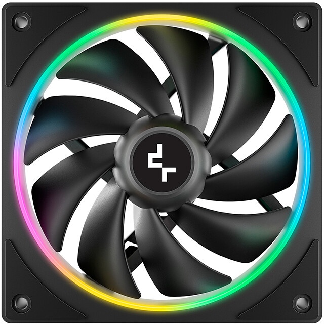 Комплект вентиляторов для корпуса DEEPCOOL CF120-3 IN 1 черный, 120 мм, 1500 об/мин, 27 дБ, 4 pin
